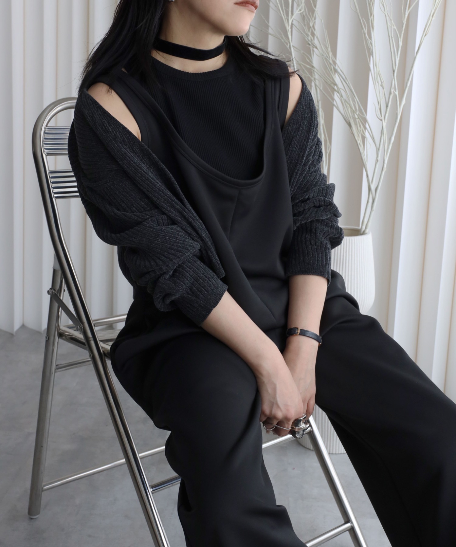 model：155cm. 着用サイズ：FREE