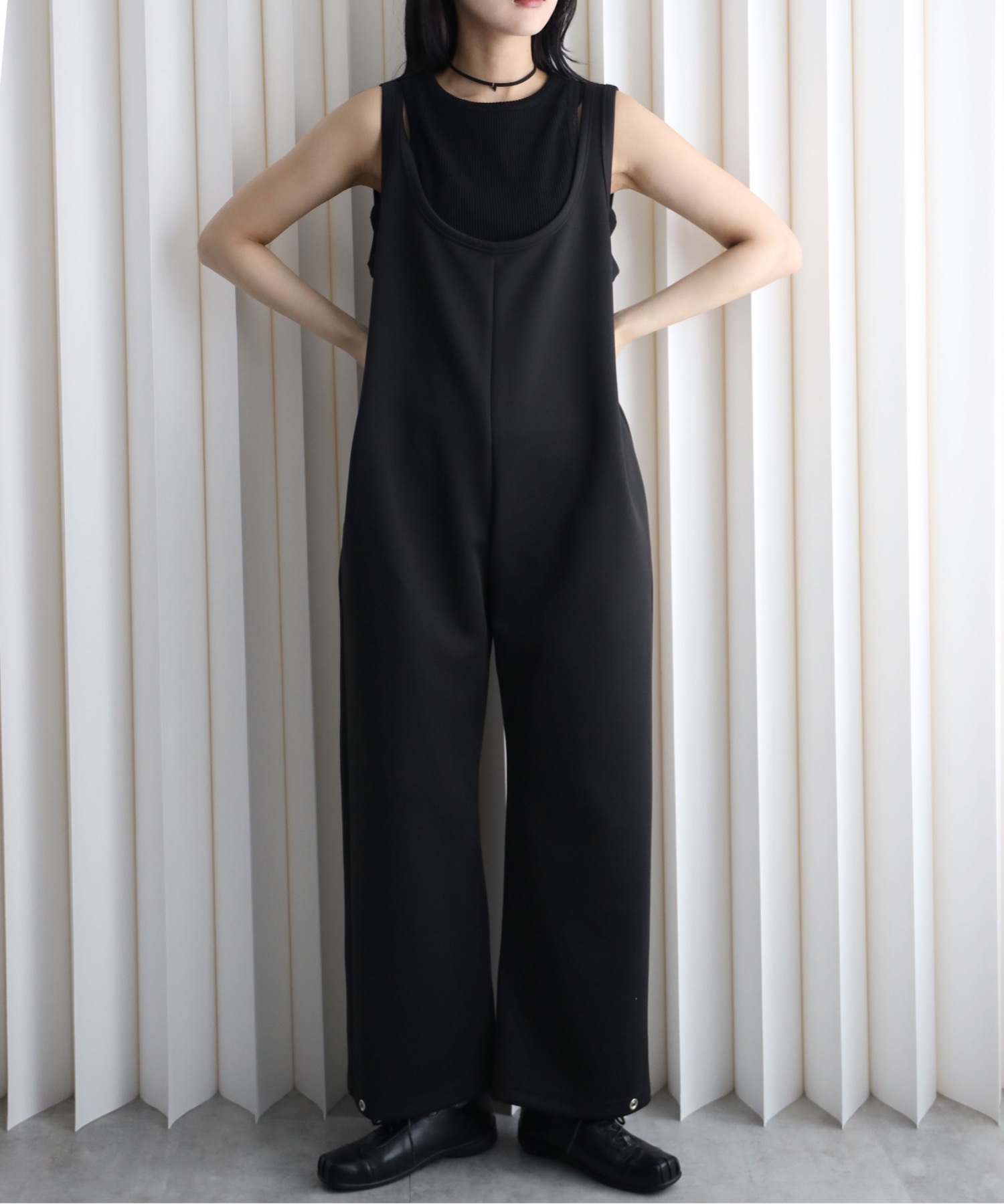 model：164cm. 着用サイズ：FREE