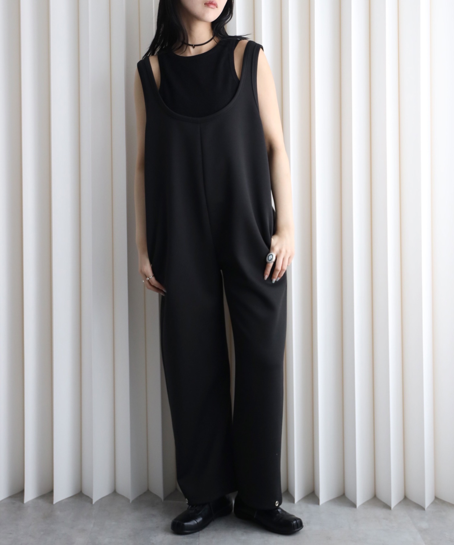 model：164cm. 着用サイズ：FREE