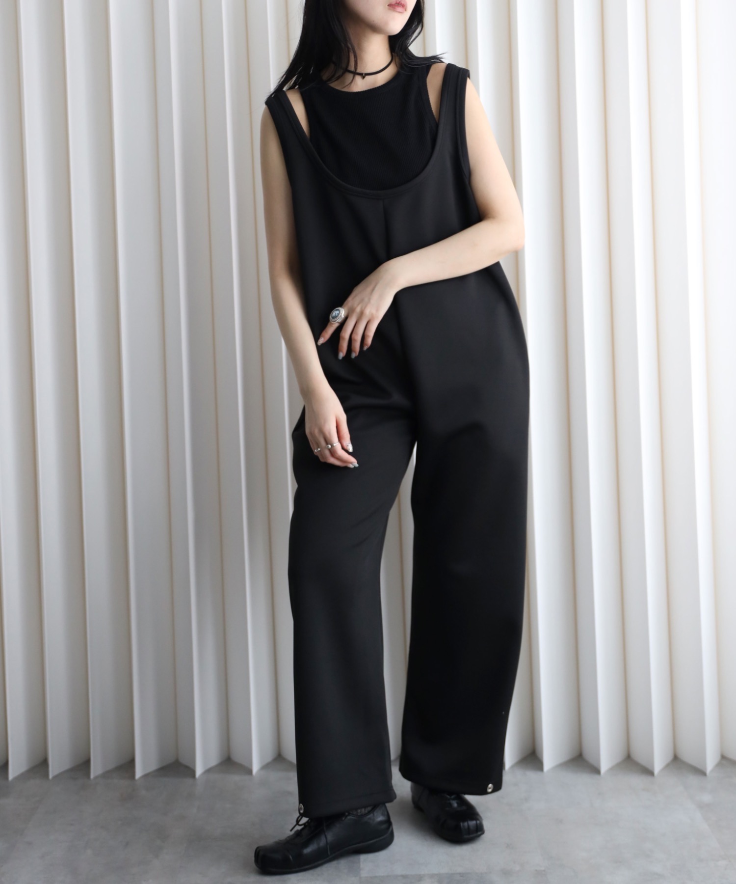 model：164cm. 着用サイズ：FREE