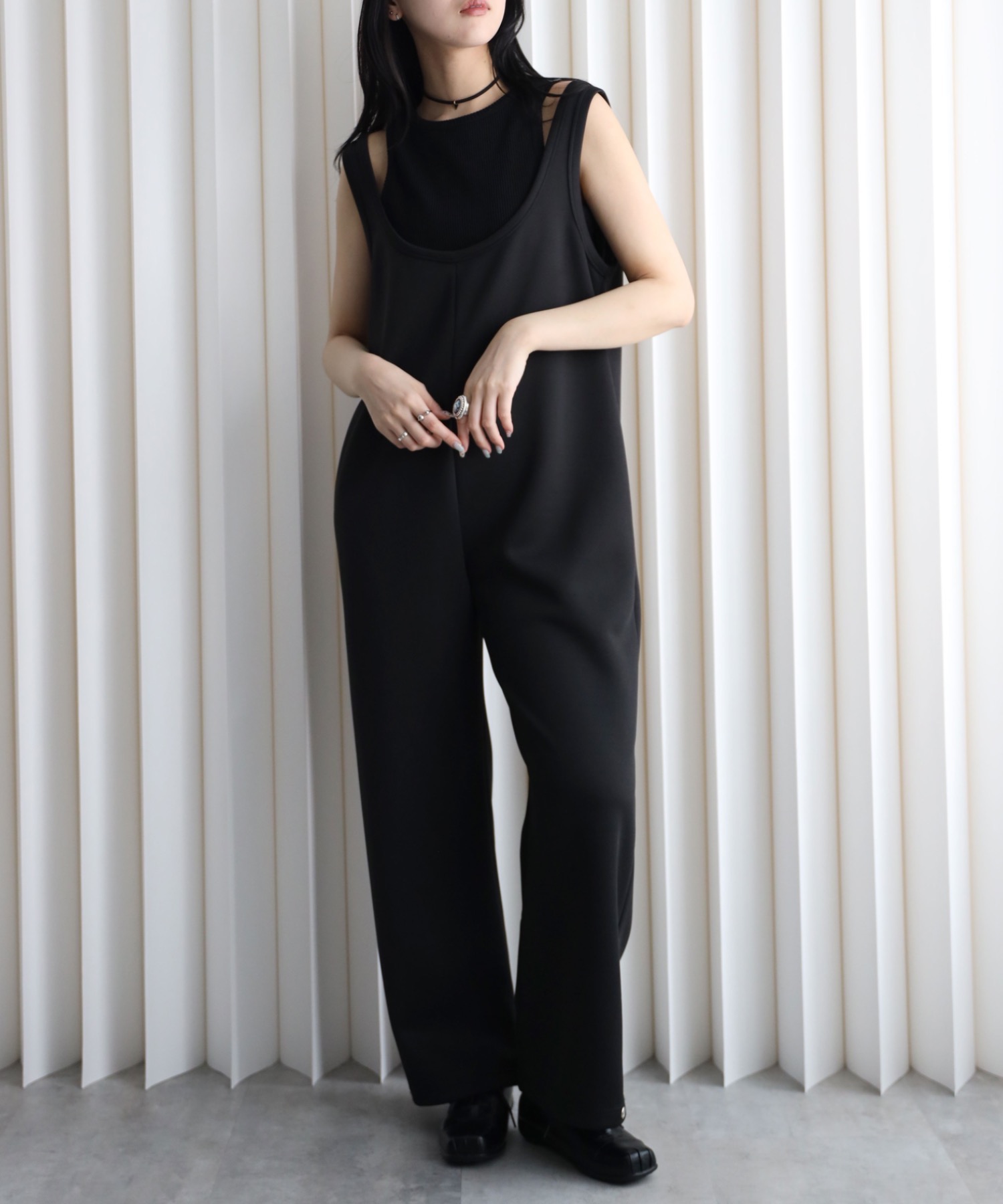 model：164cm. 着用サイズ：FREE