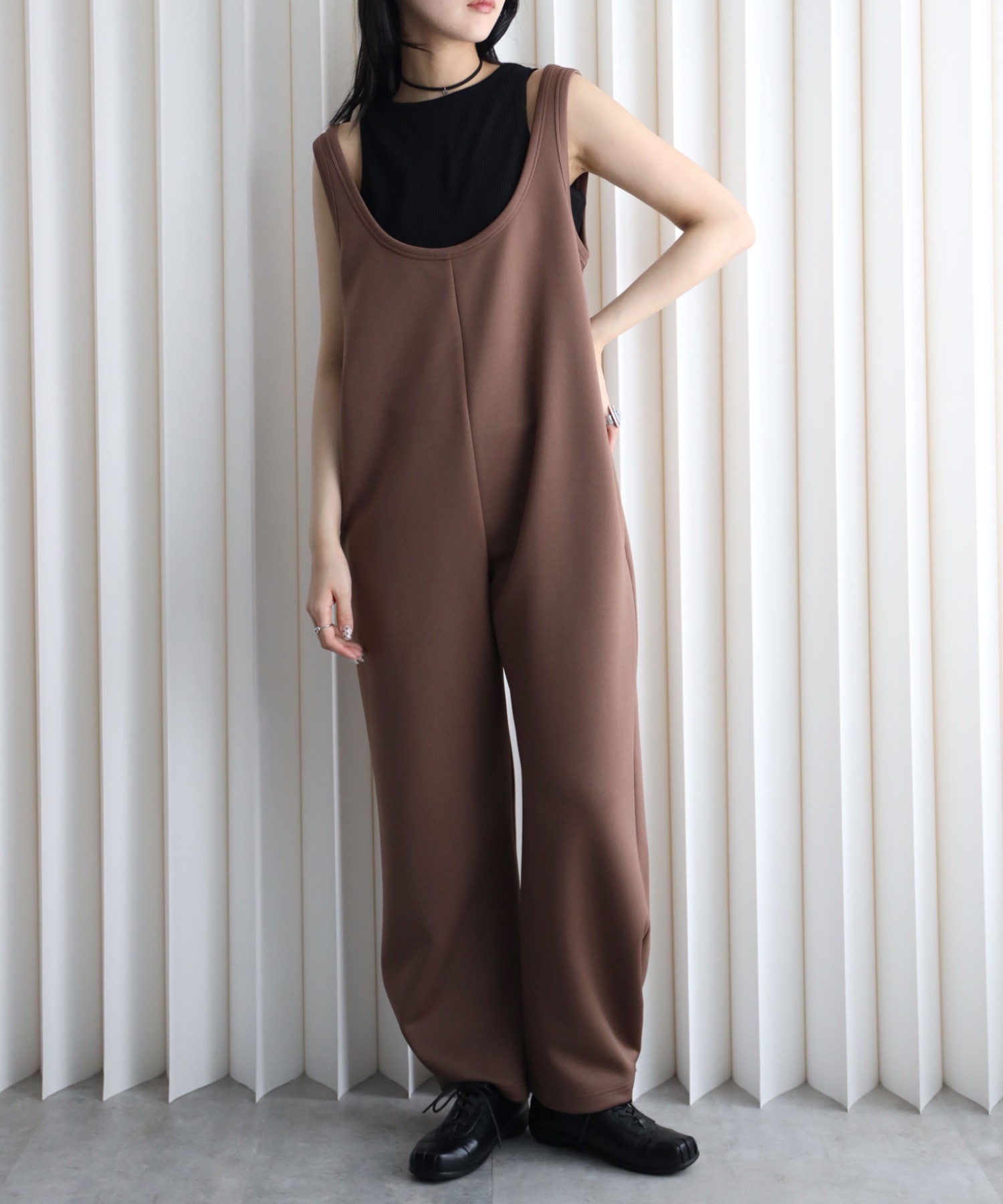 model：164cm. 着用サイズ：FREE