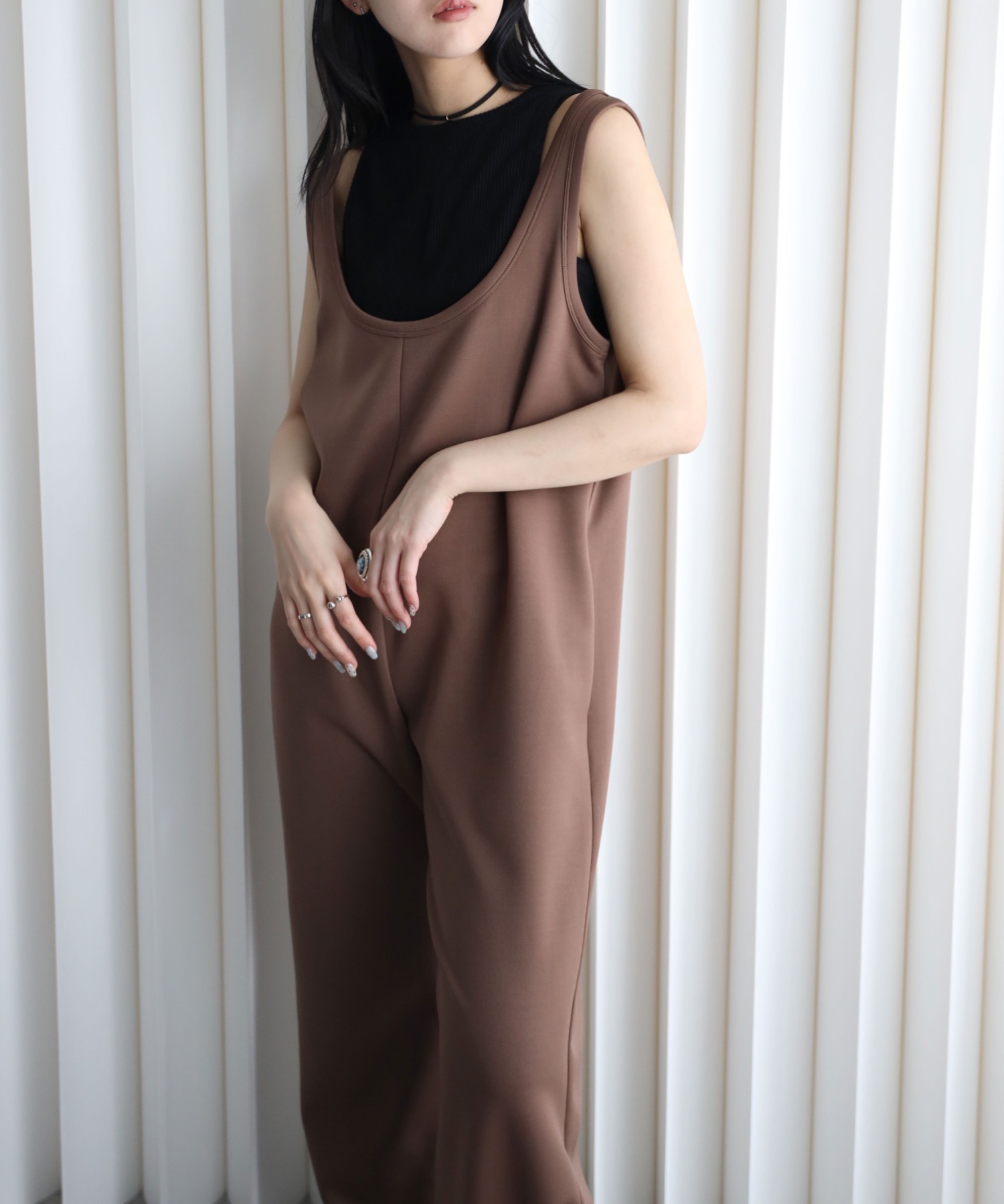 model：164cm. 着用サイズ：FREE