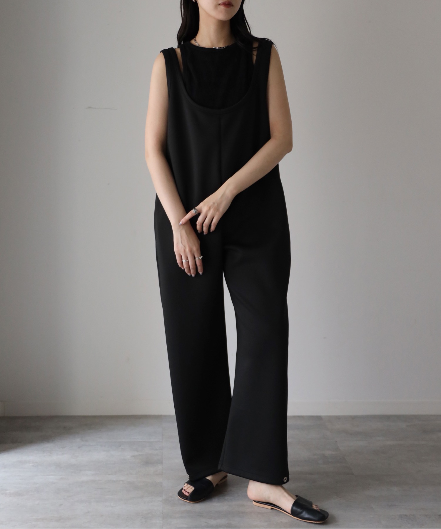 model：164cm. 着用サイズ：FREE