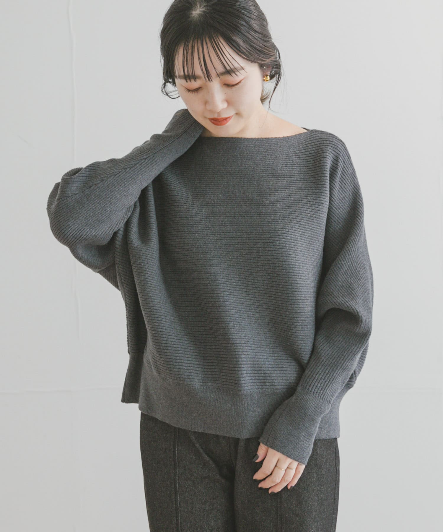 ITEMS URBANRESEARCHドルマンニットプルオーバー