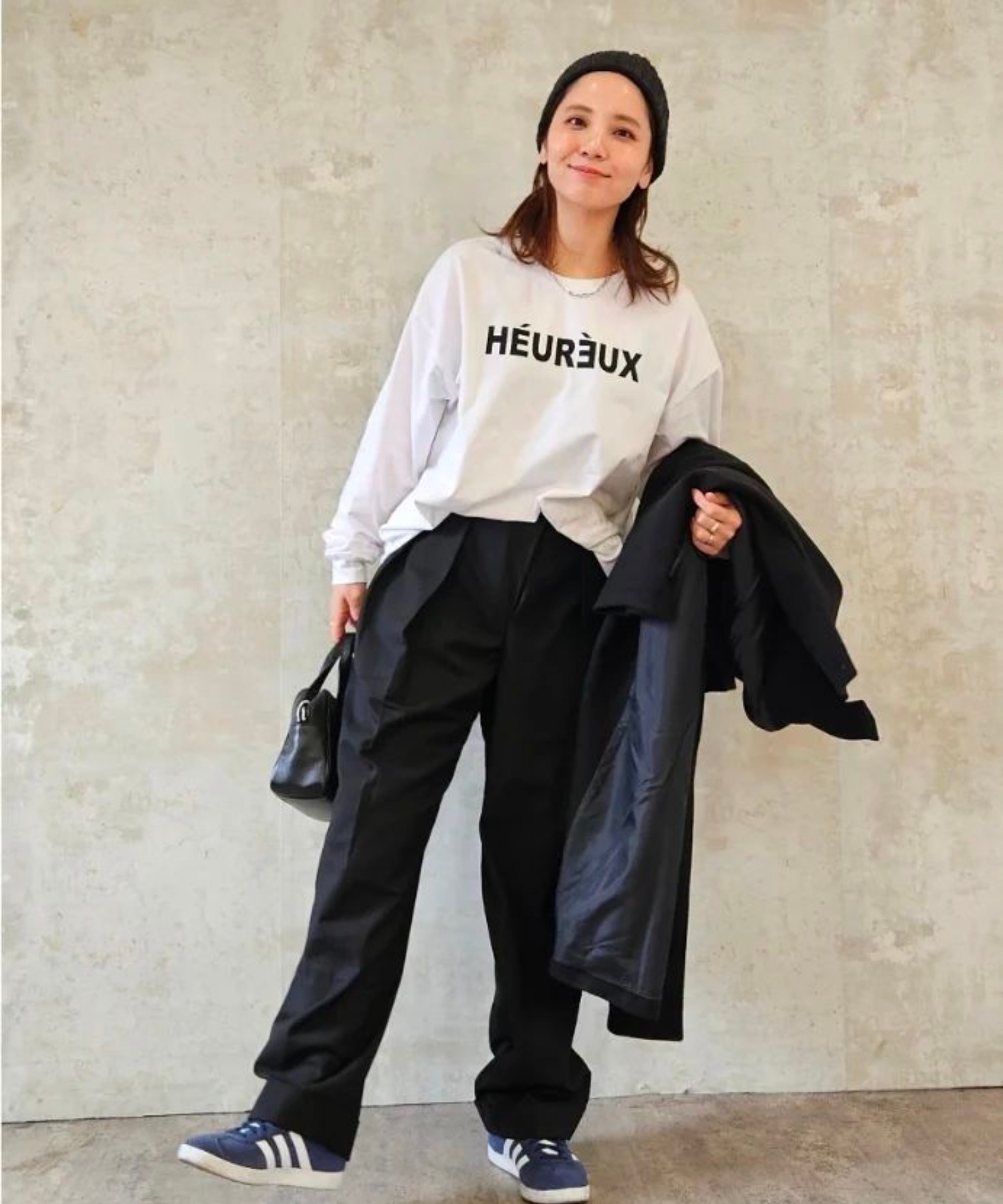 model：H160 着用サイズ：FREE