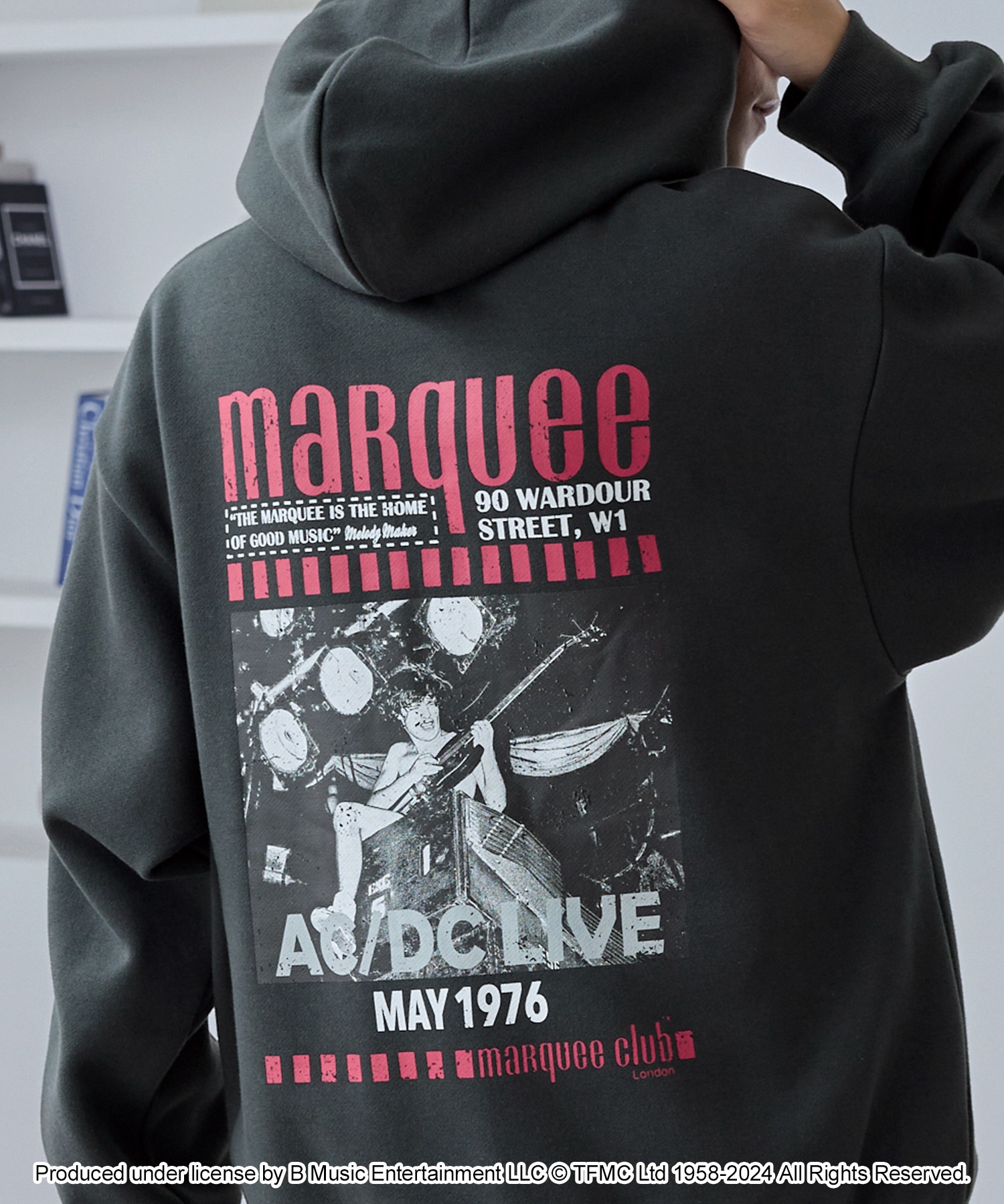 marquee club】別注 ヴィンテージライクバンドバックプリントプルオーバーパーカー MONO-MART│MONO-MART [モノマート]  公式オンラインストア