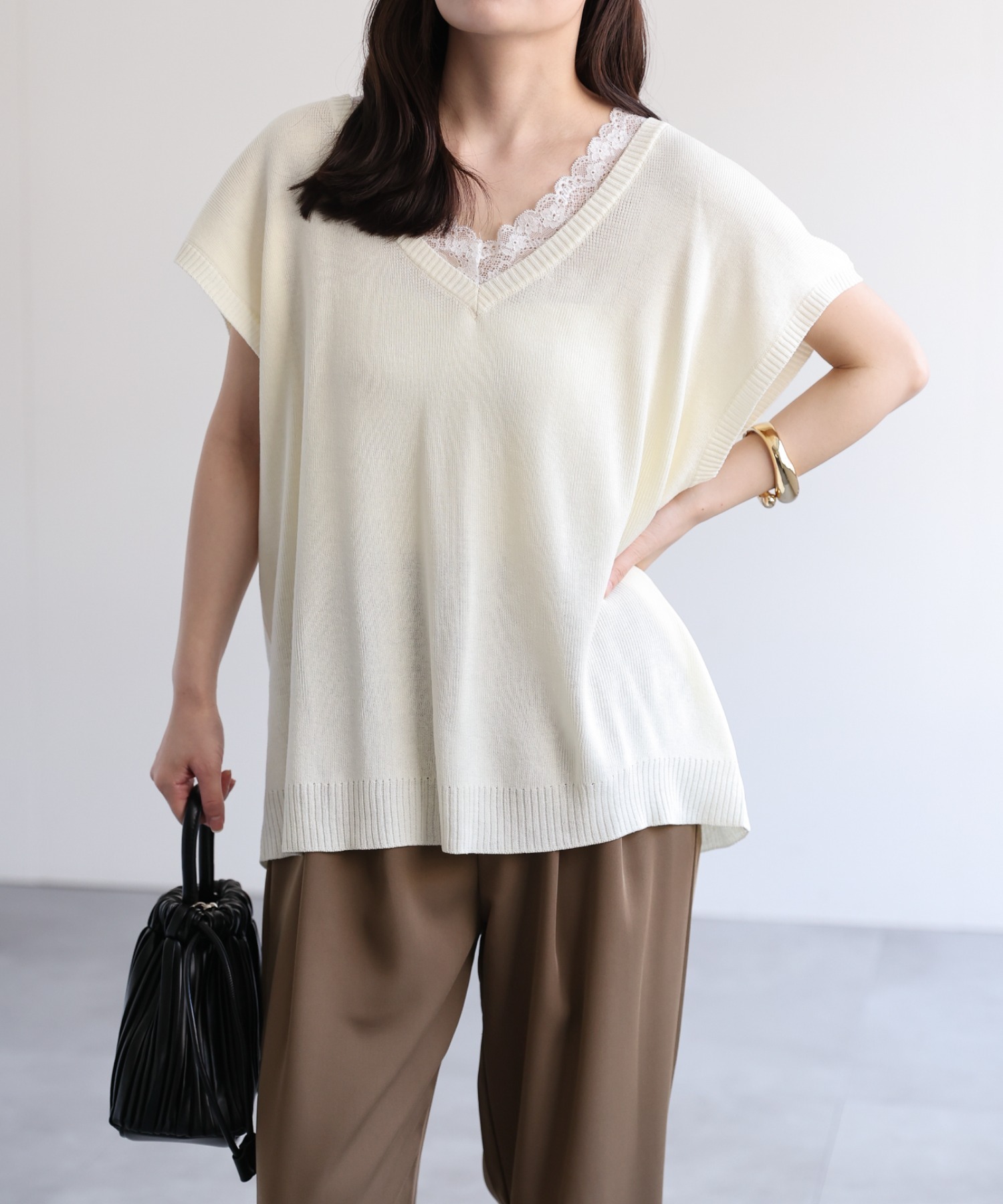 model：156cm 着用サイズ：FREE