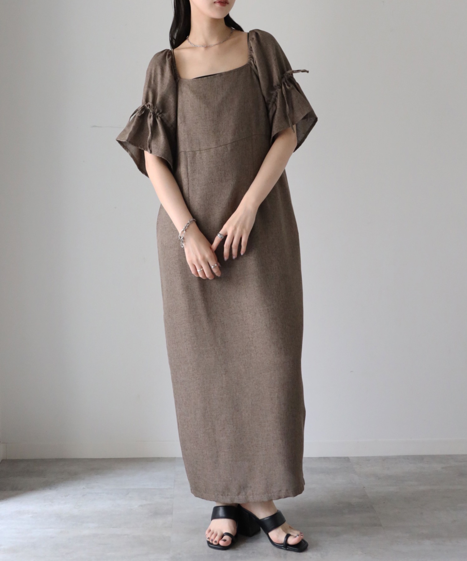 model：164cm 着用サイズ：FREE