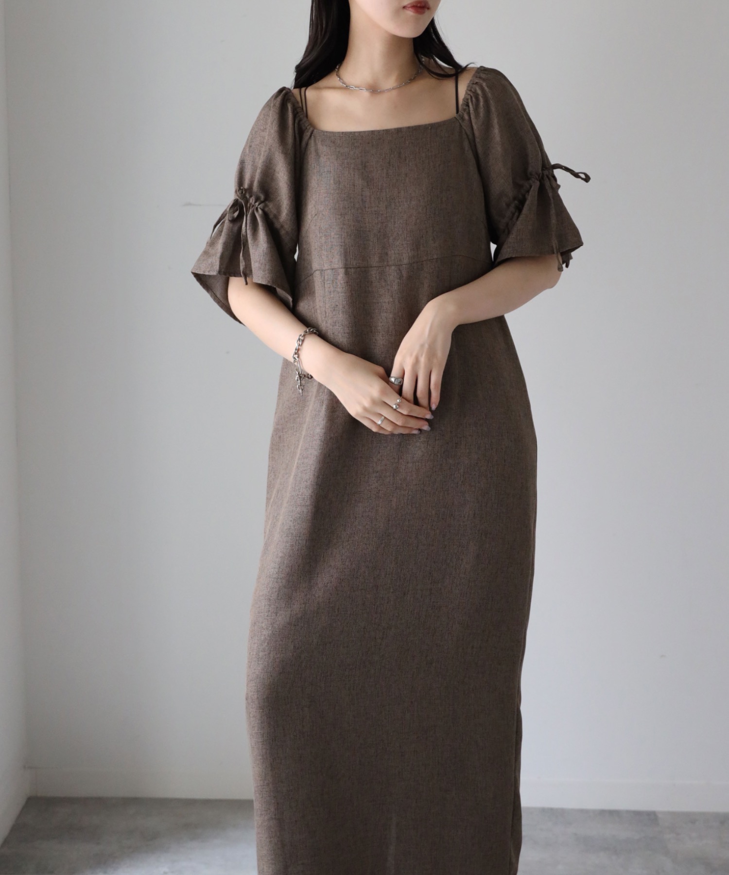 model：164cm 着用サイズ：FREE