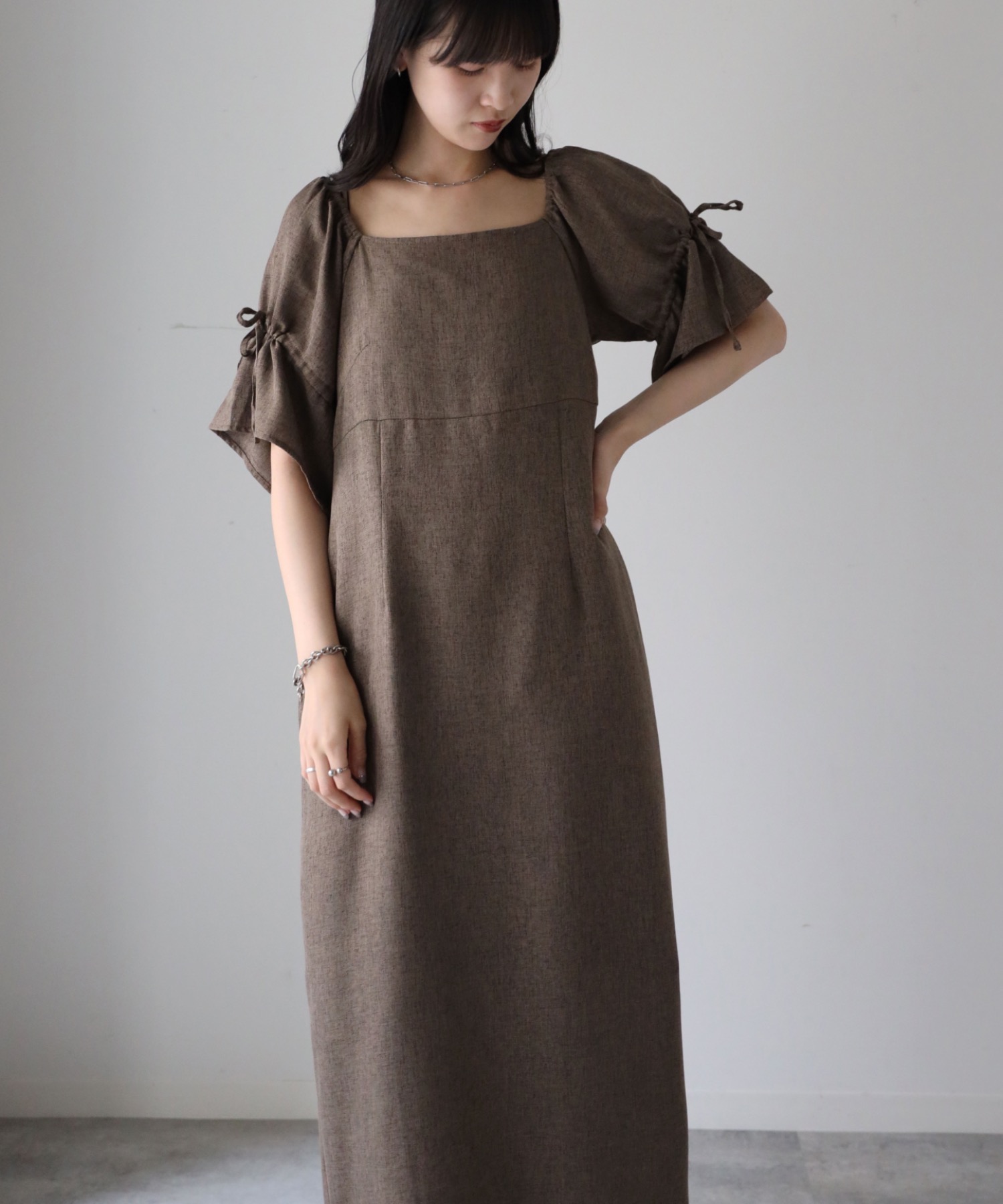 model：164cm 着用サイズ：FREE