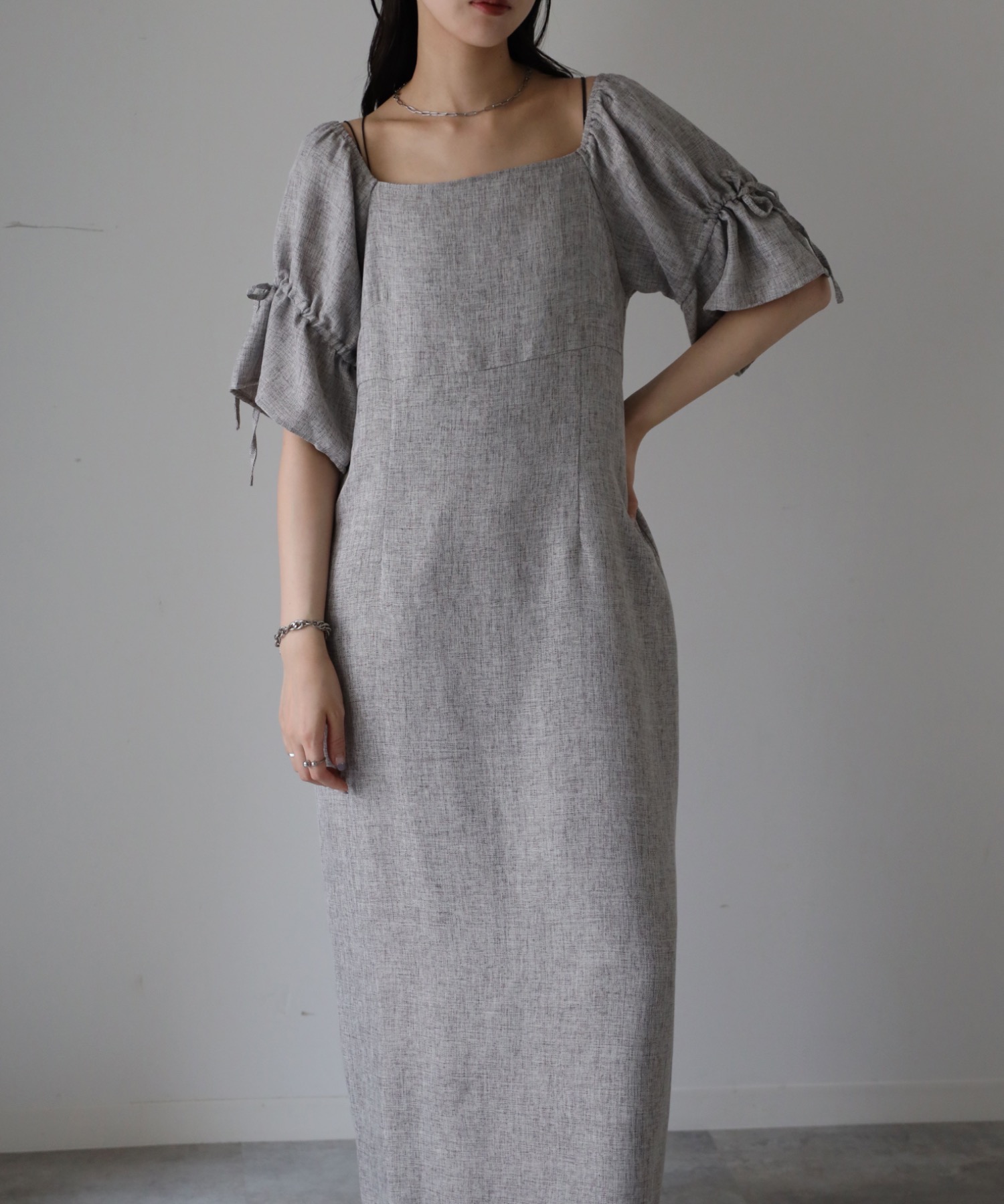 model：164cm 着用サイズ：FREE