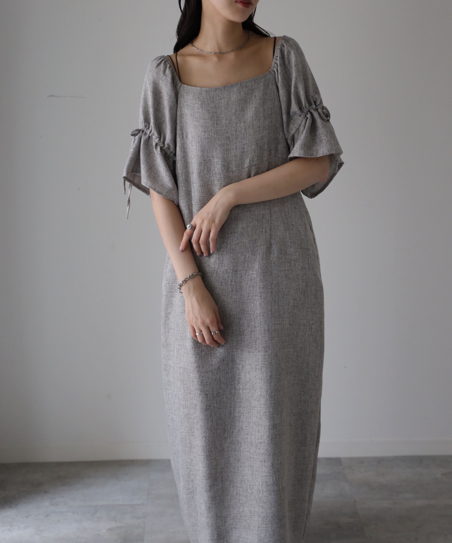 model：164cm 着用サイズ：FREE