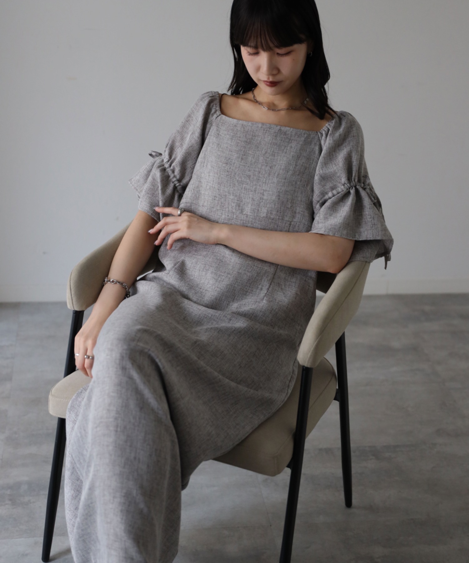 model：164cm 着用サイズ：FREE
