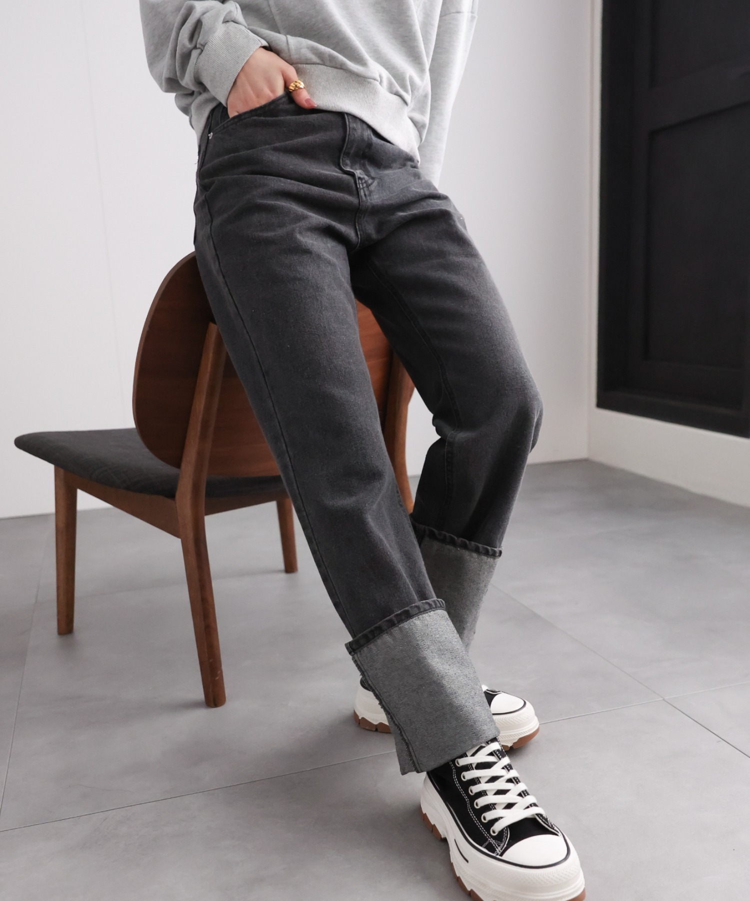 model:162㎝ 着用サイズ：M