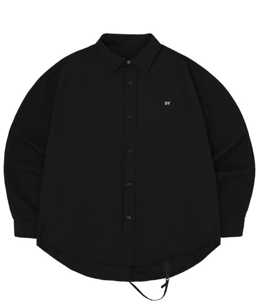 OY/オーワイ』CURVE LINE ZIPPER SHIRTS/カーブラインジップ シャツ OY