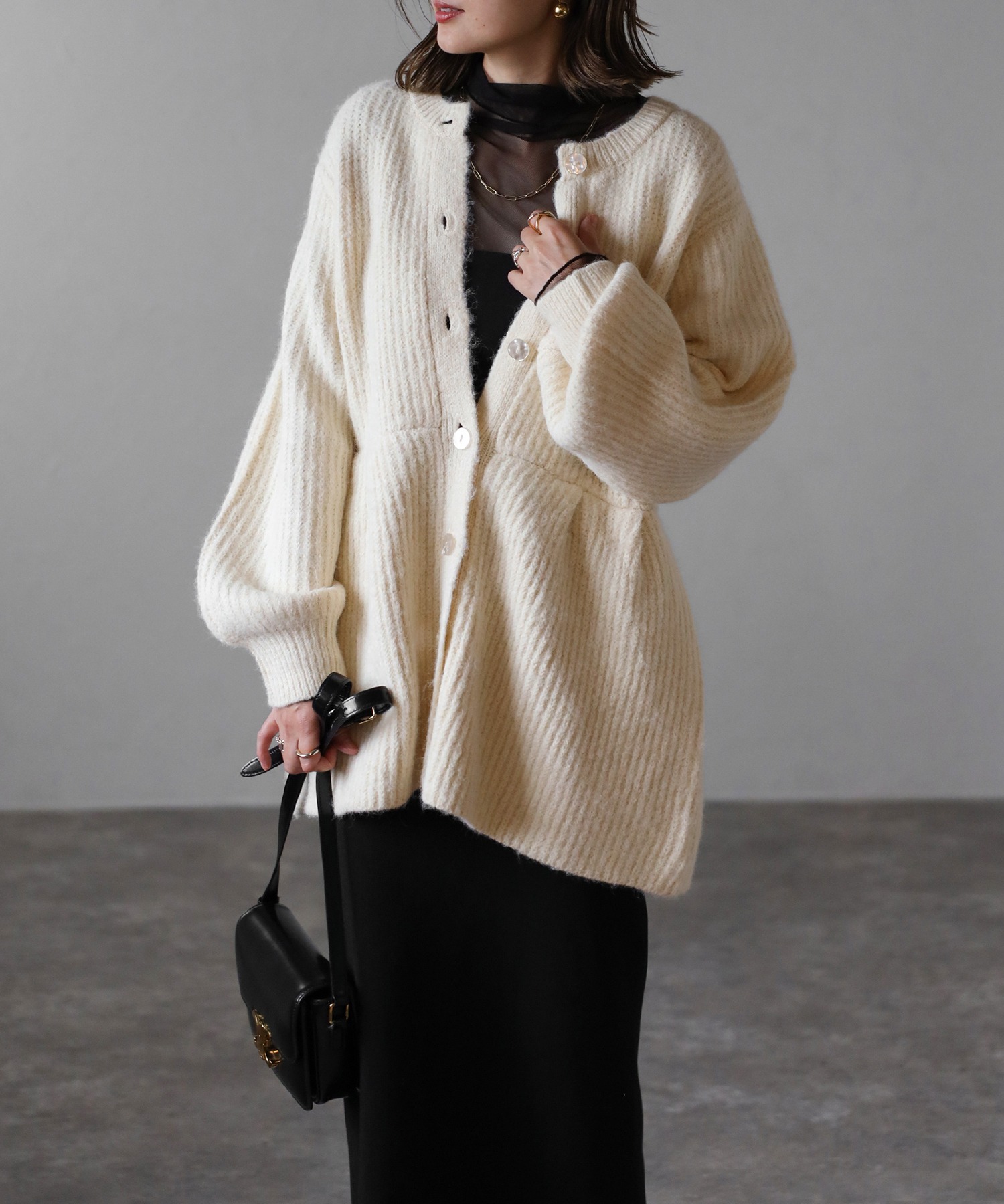 model：H158 着用サイズ：FREE