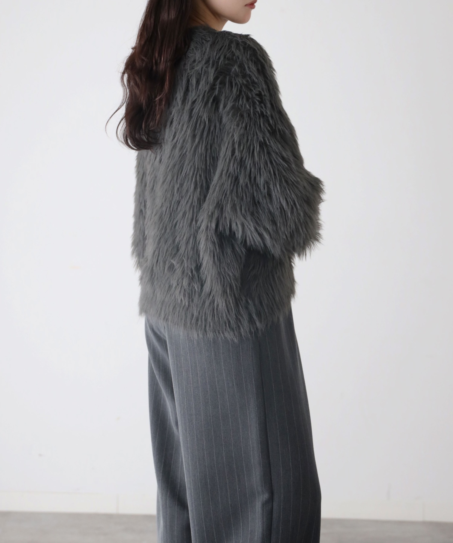 model：164cm. 着用サイズ：FREE