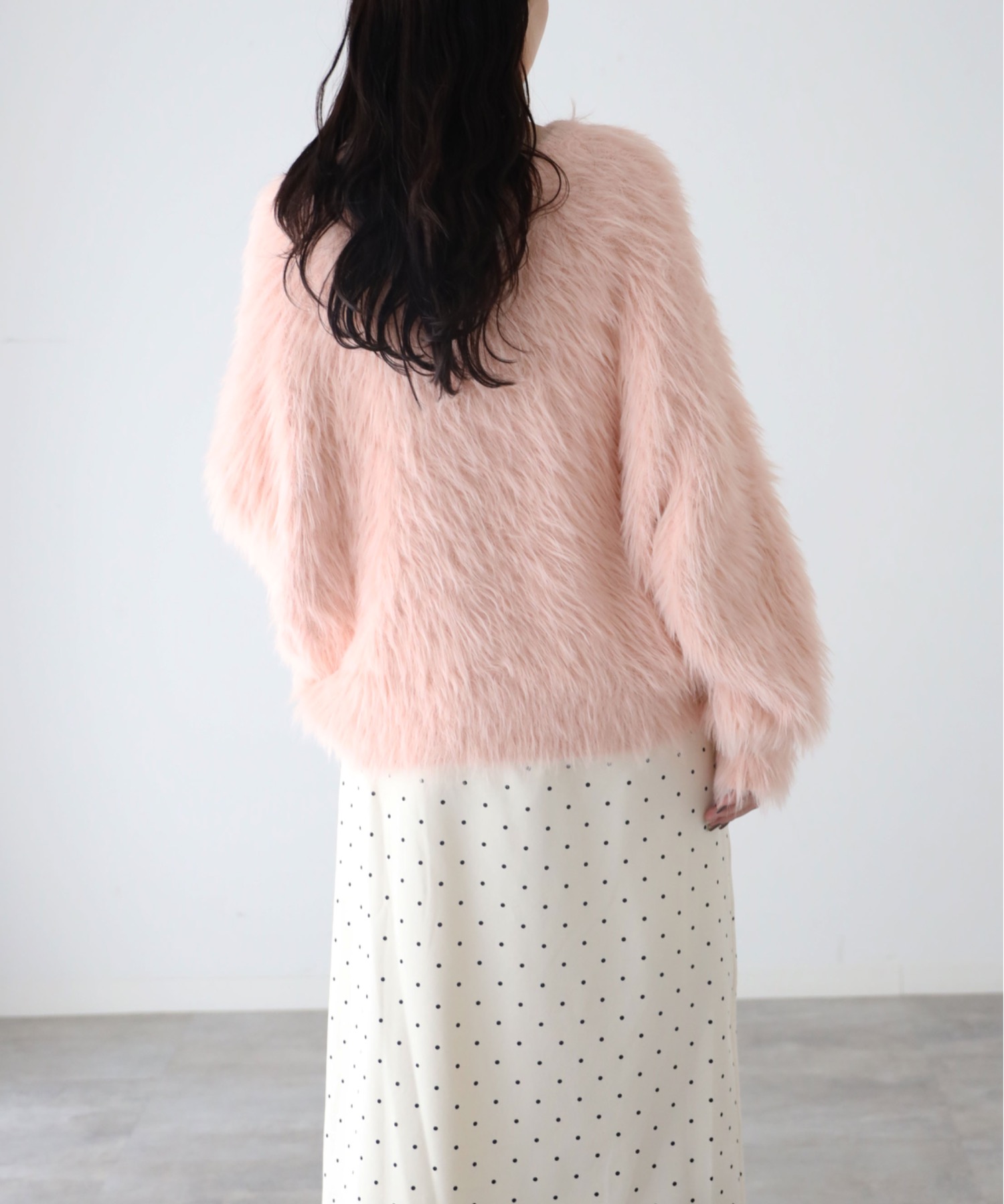 model：164cm. 着用サイズ：FREE