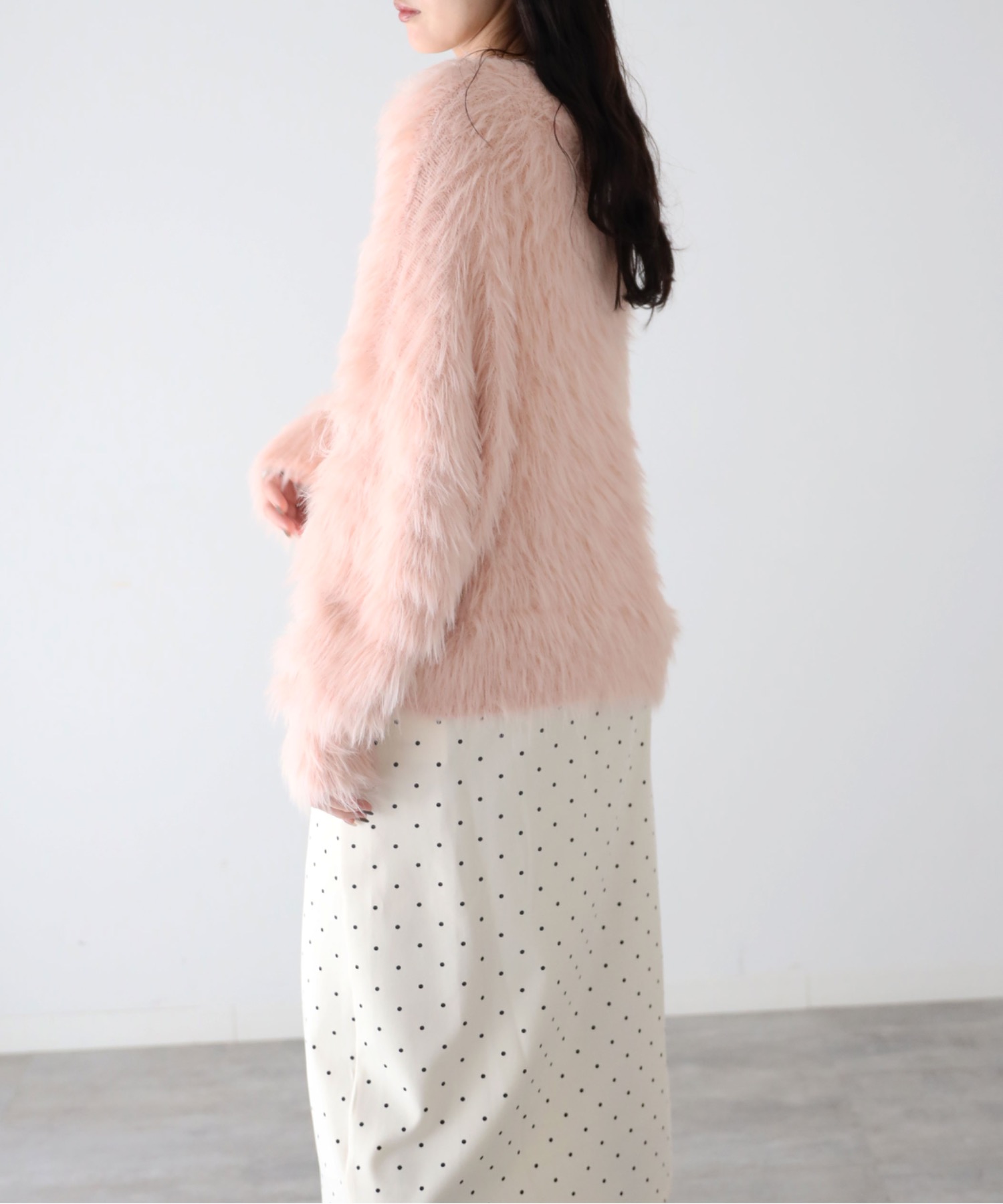 model：164cm. 着用サイズ：FREE