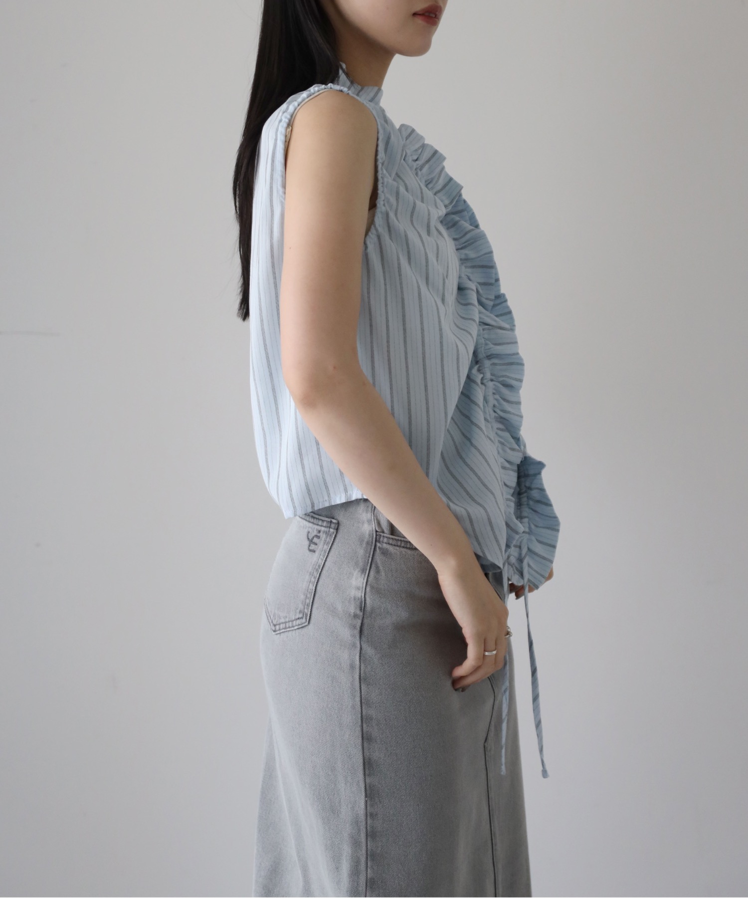 model：164cm. 着用サイズ：FREE