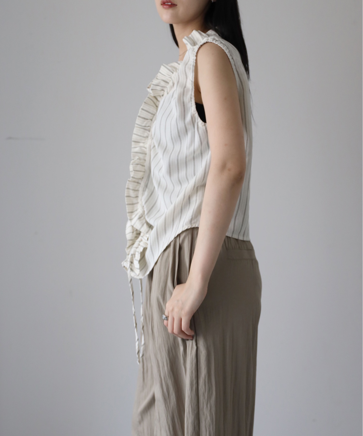 model：164cm. 着用サイズ：FREE