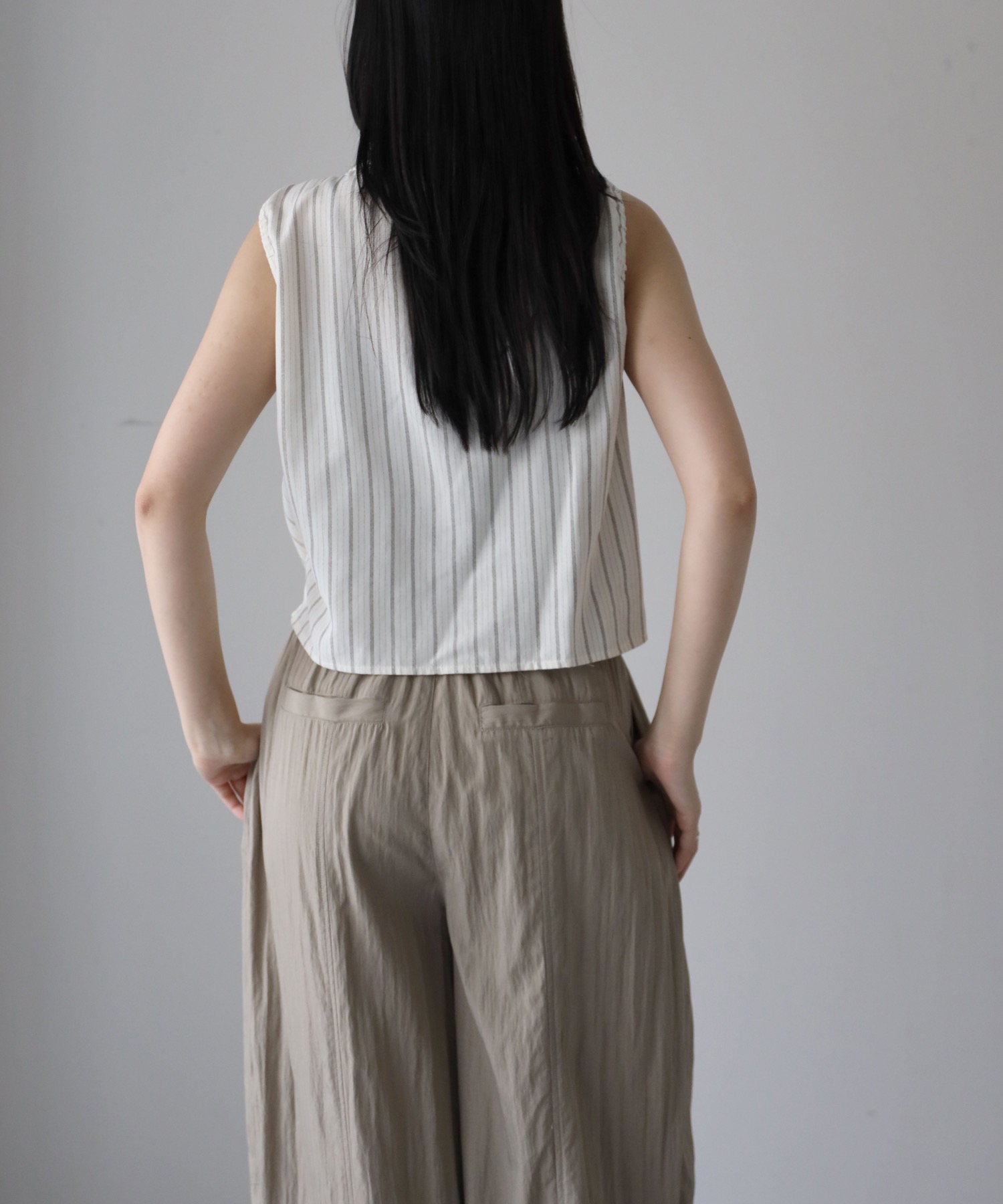 model：164cm. 着用サイズ：FREE