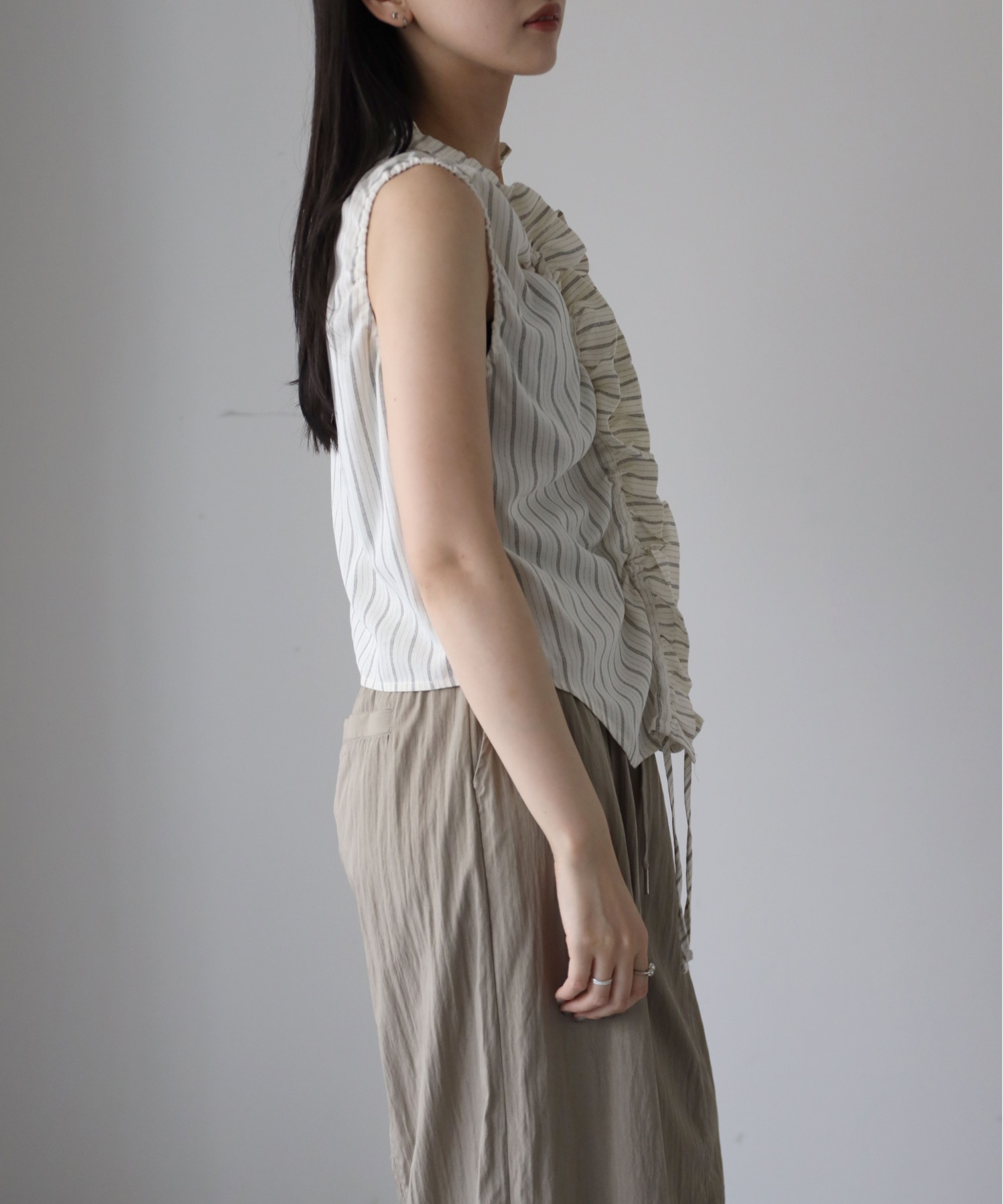 model：164cm. 着用サイズ：FREE
