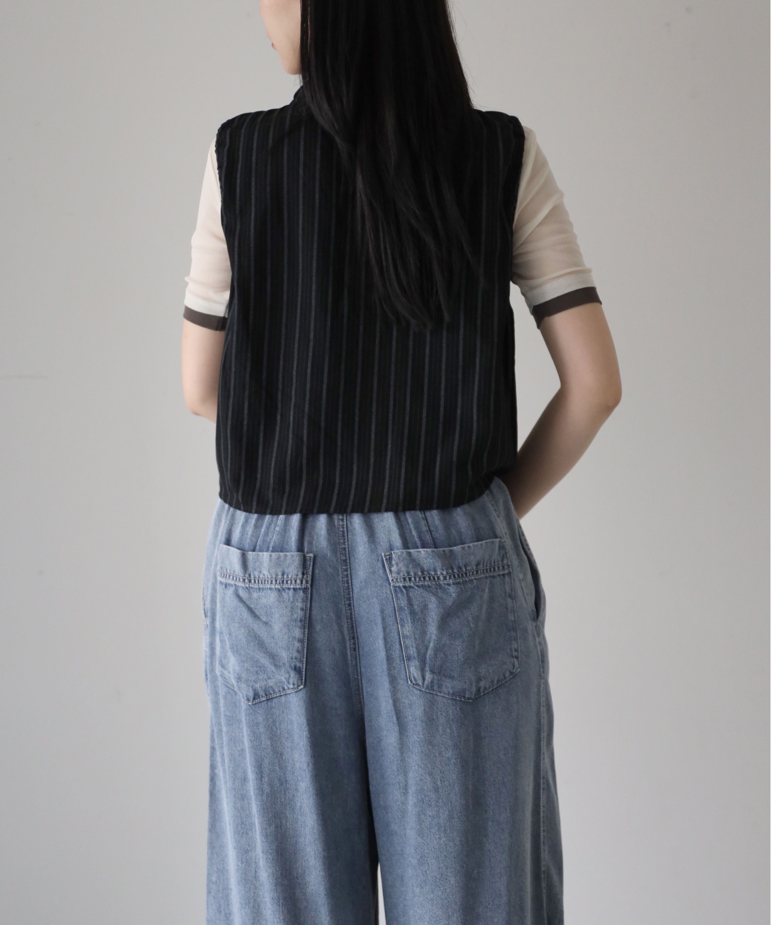model：164cm. 着用サイズ：FREE