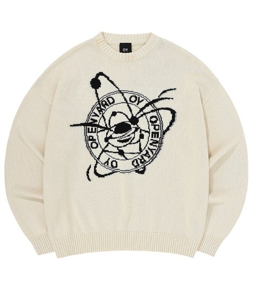 OY/オーワイ』PLANETARY ORBIT LOGO KNIT/オービットロゴニット OY│A