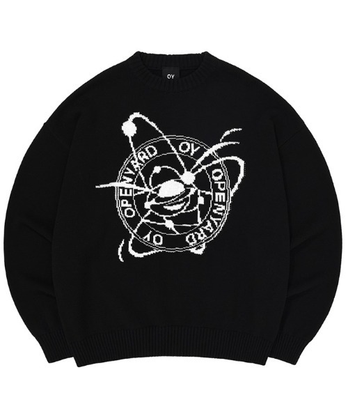 OY/オーワイ』PLANETARY ORBIT LOGO KNIT/オービットロゴニット OY│A