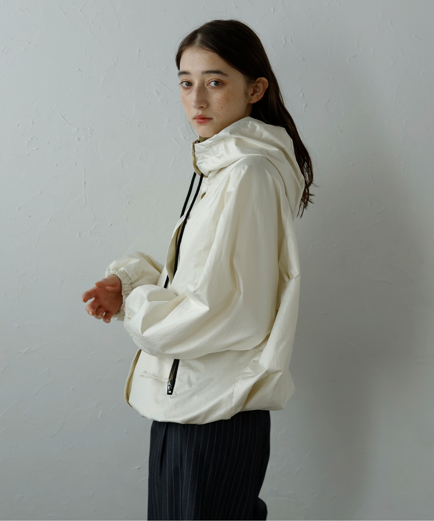 model：H164 着用サイズ：FREE