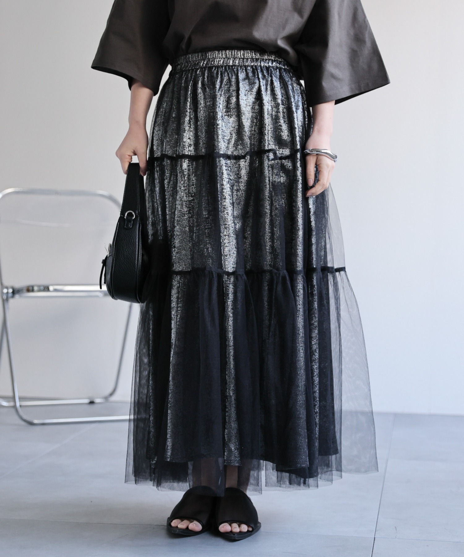 model：156cm 着用サイズ：FREE