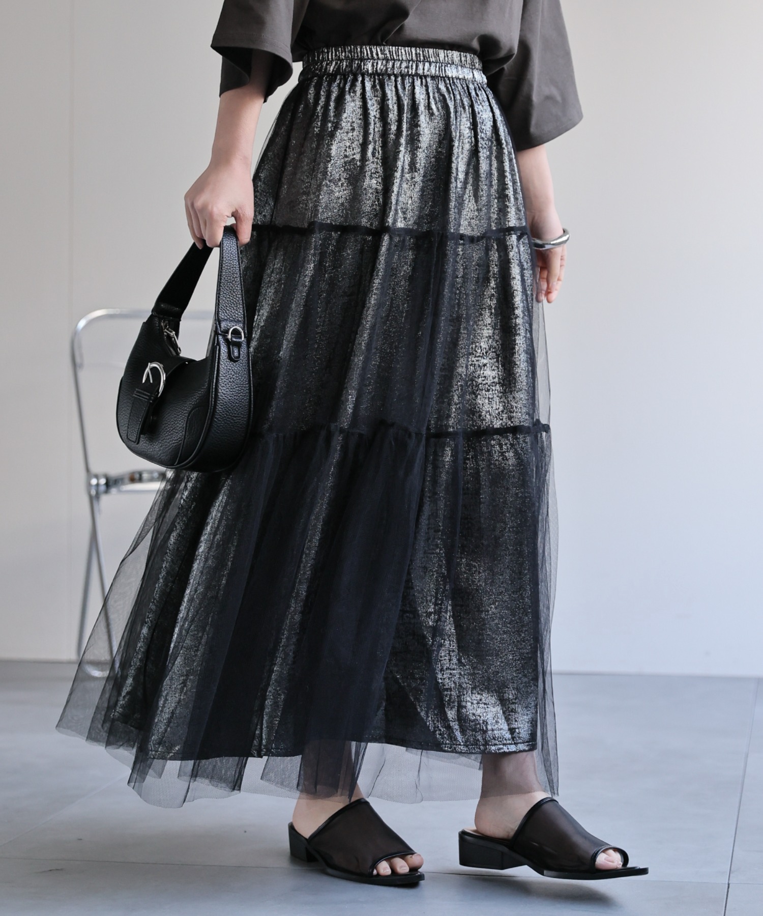 model：156cm 着用サイズ：FREE