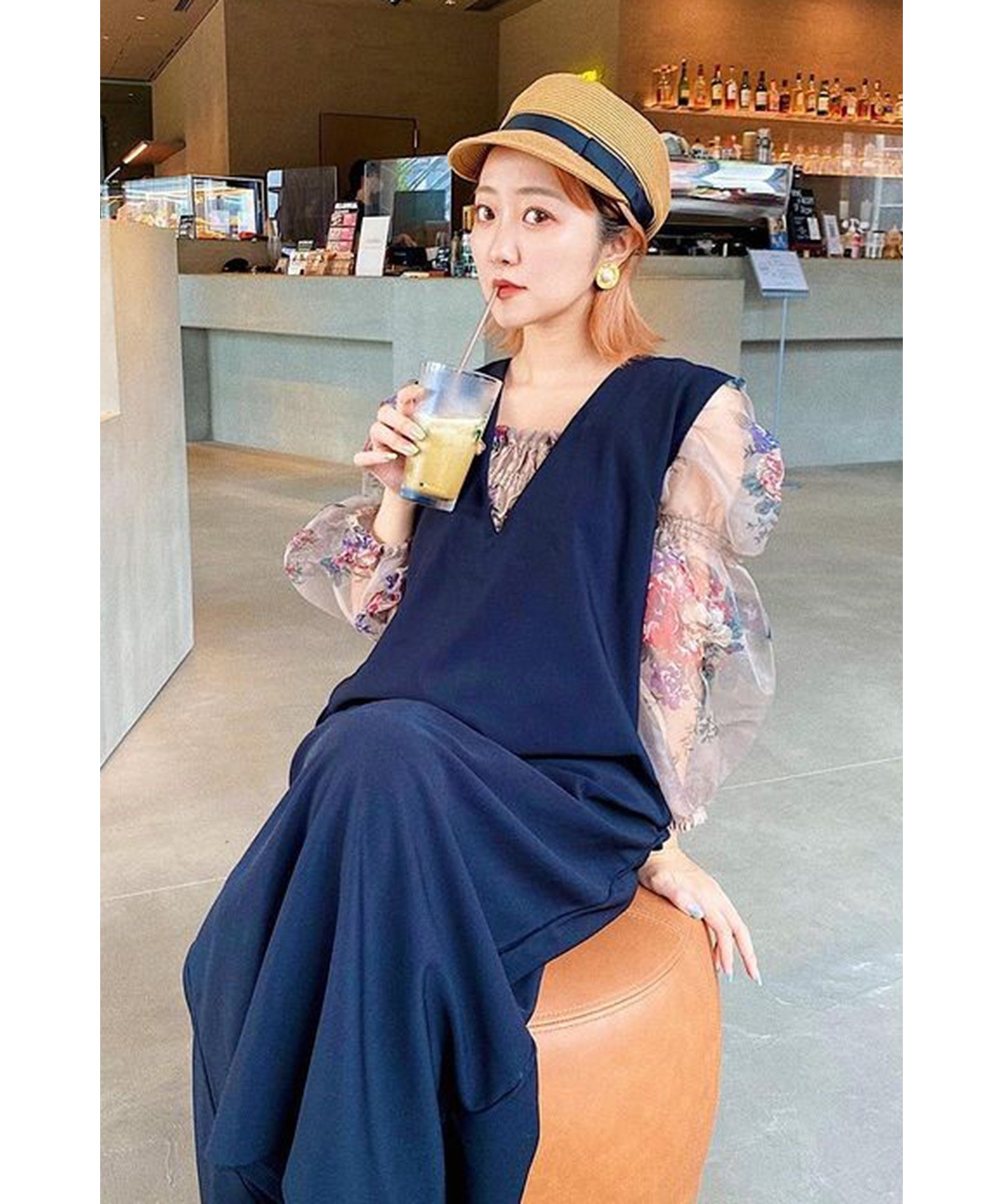model：H156 着用サイズ：FREE