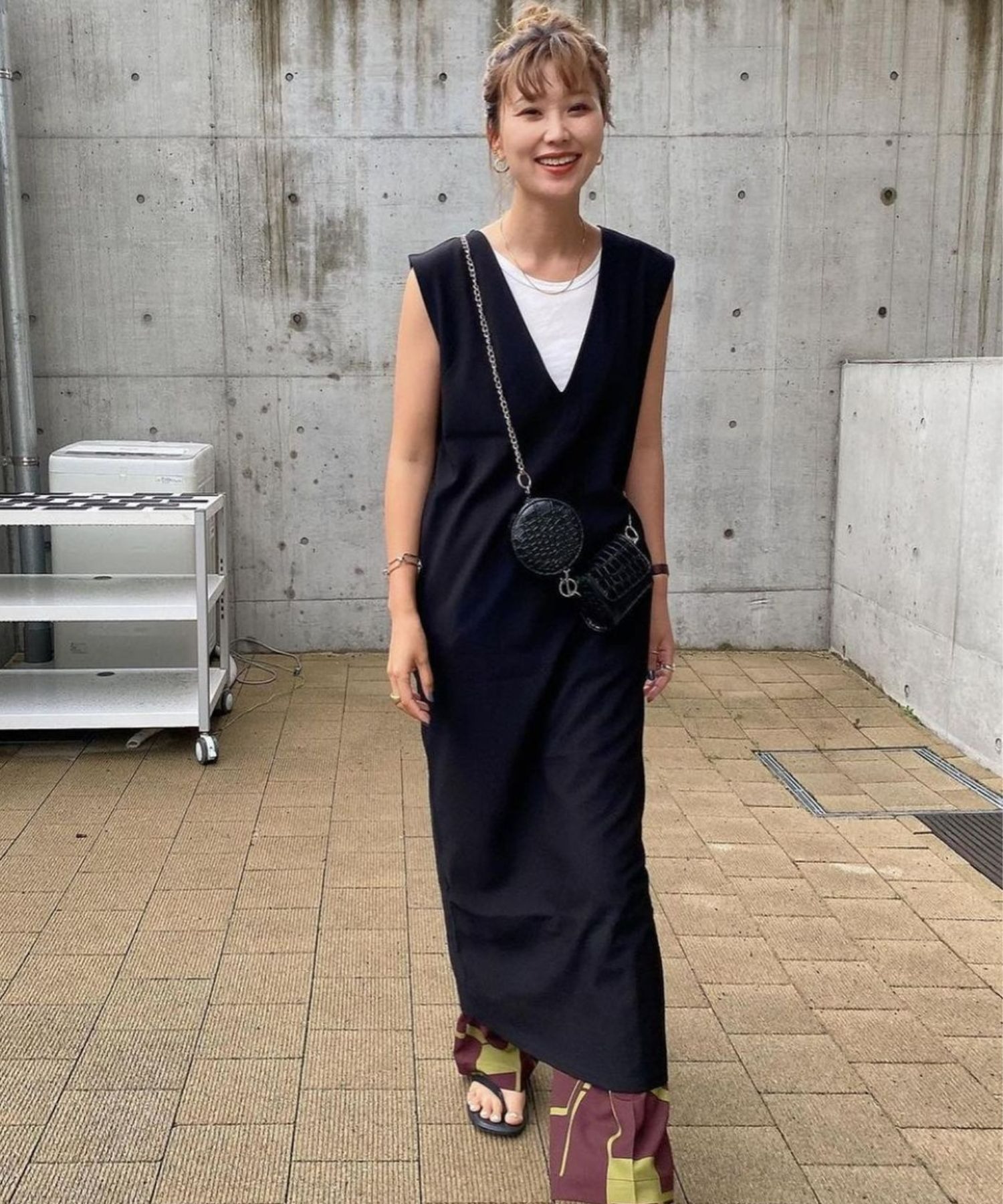 model：H163 着用サイズ：FREE