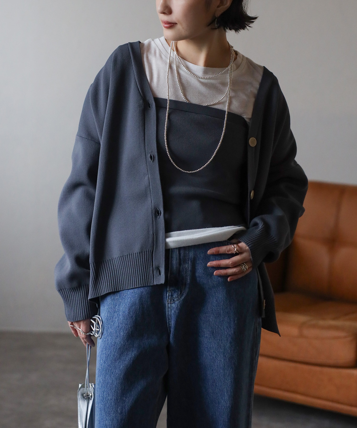 model：H158 着用サイズ：FREE