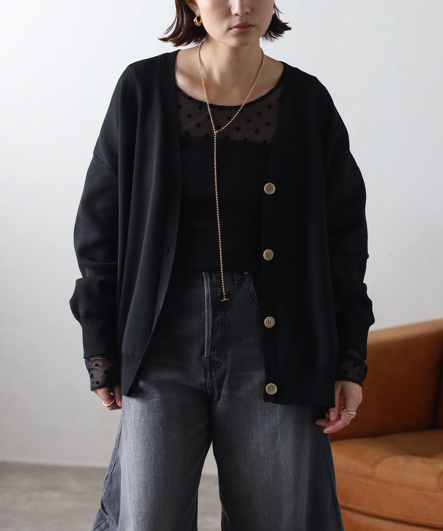 model：H158 着用サイズ：FREE
