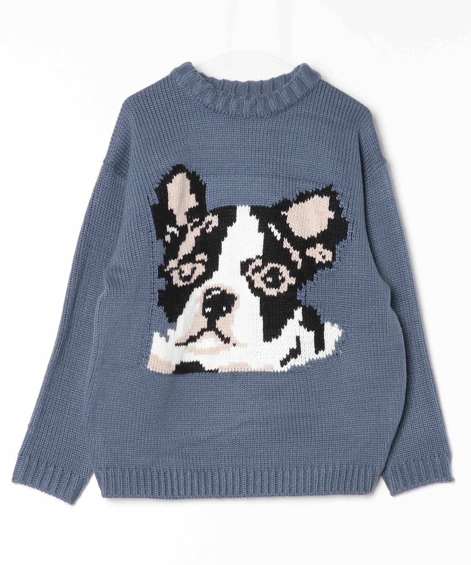 B omnivore / BIROOMNIVBO — DOG KNIT (вязаный свитер для собак)