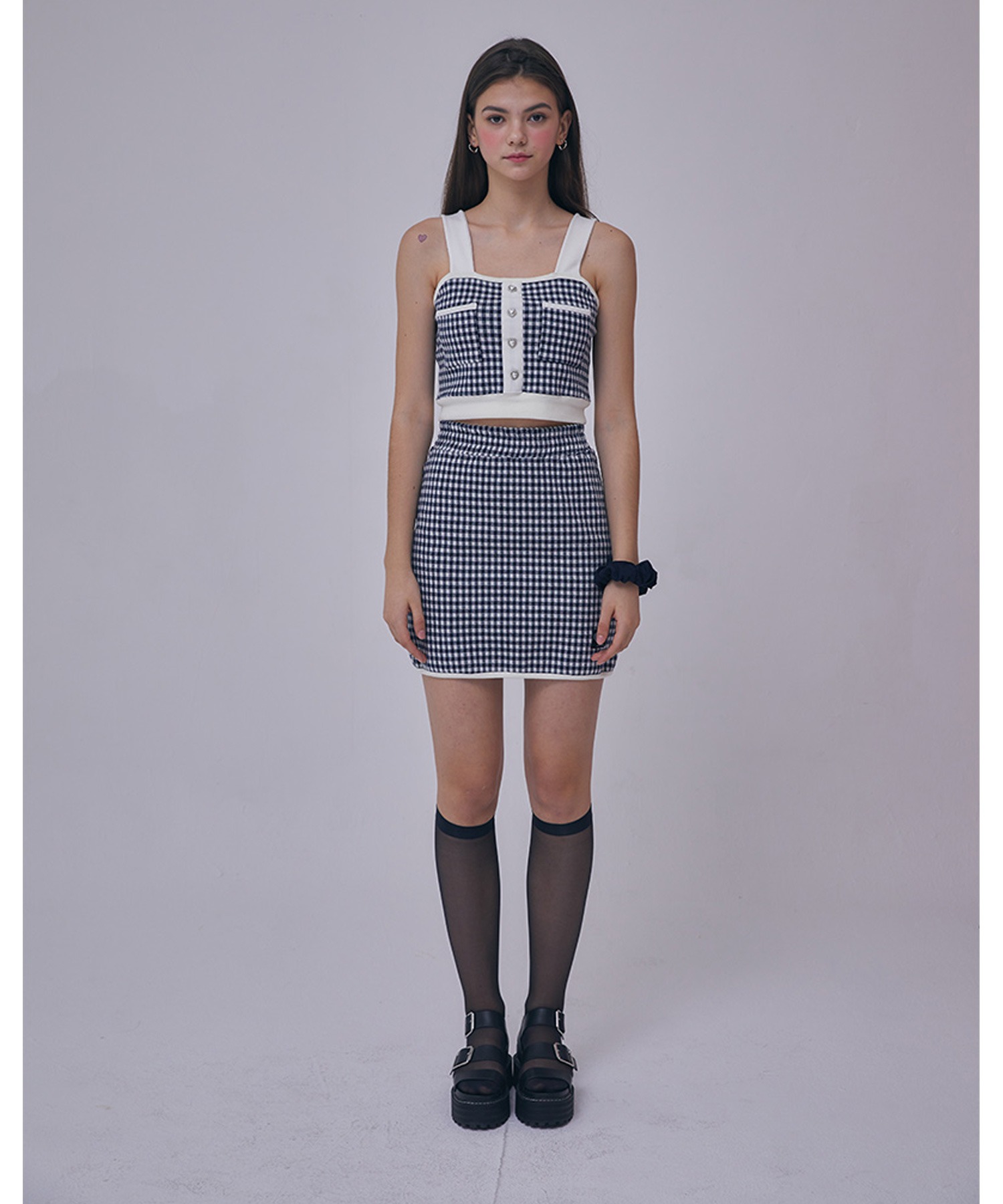 LUV IS TRUE/ラブ イズ トゥルー』GR CHECK SKIRT /チェック柄