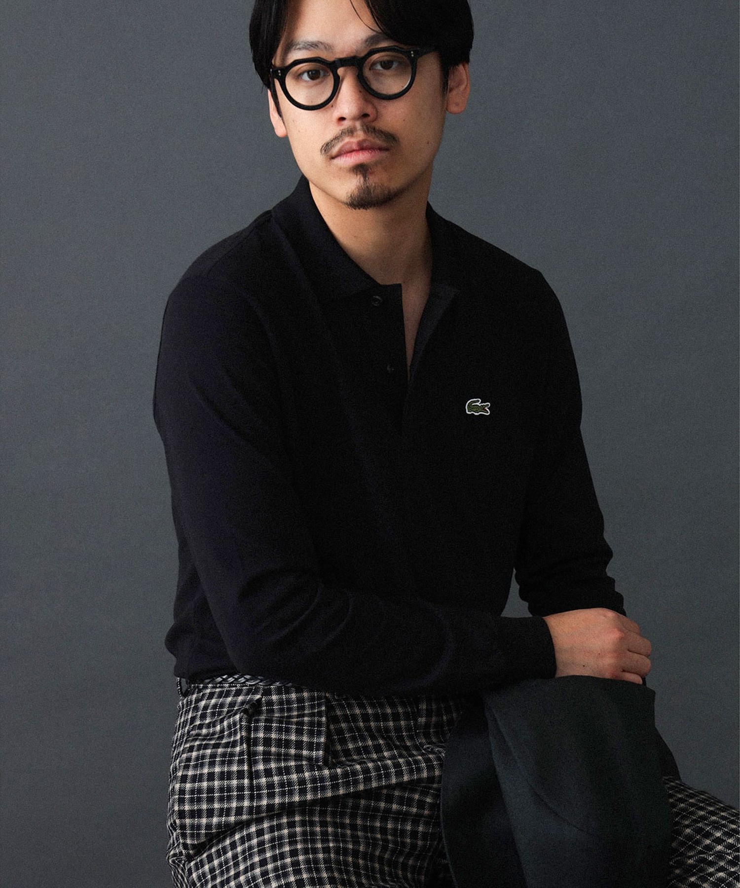 LACOSTE L1312 длинный рукав поло