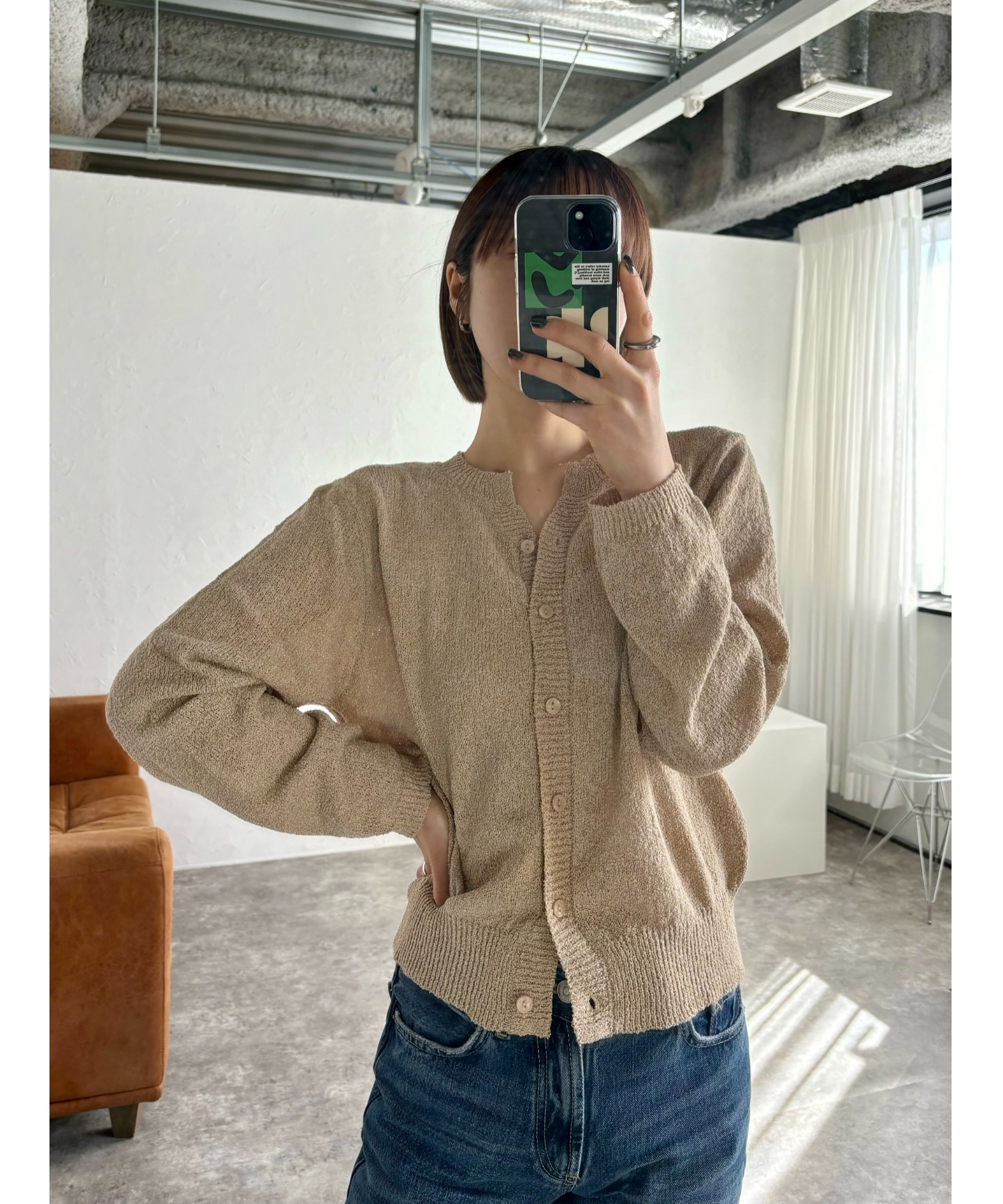 model：H164 着用サイズ：FREE