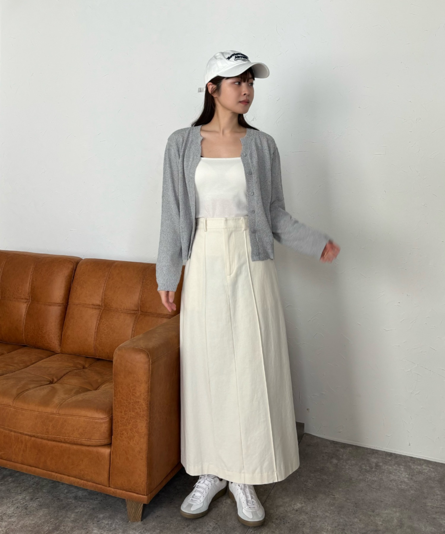 model：H164 着用サイズ：FREE