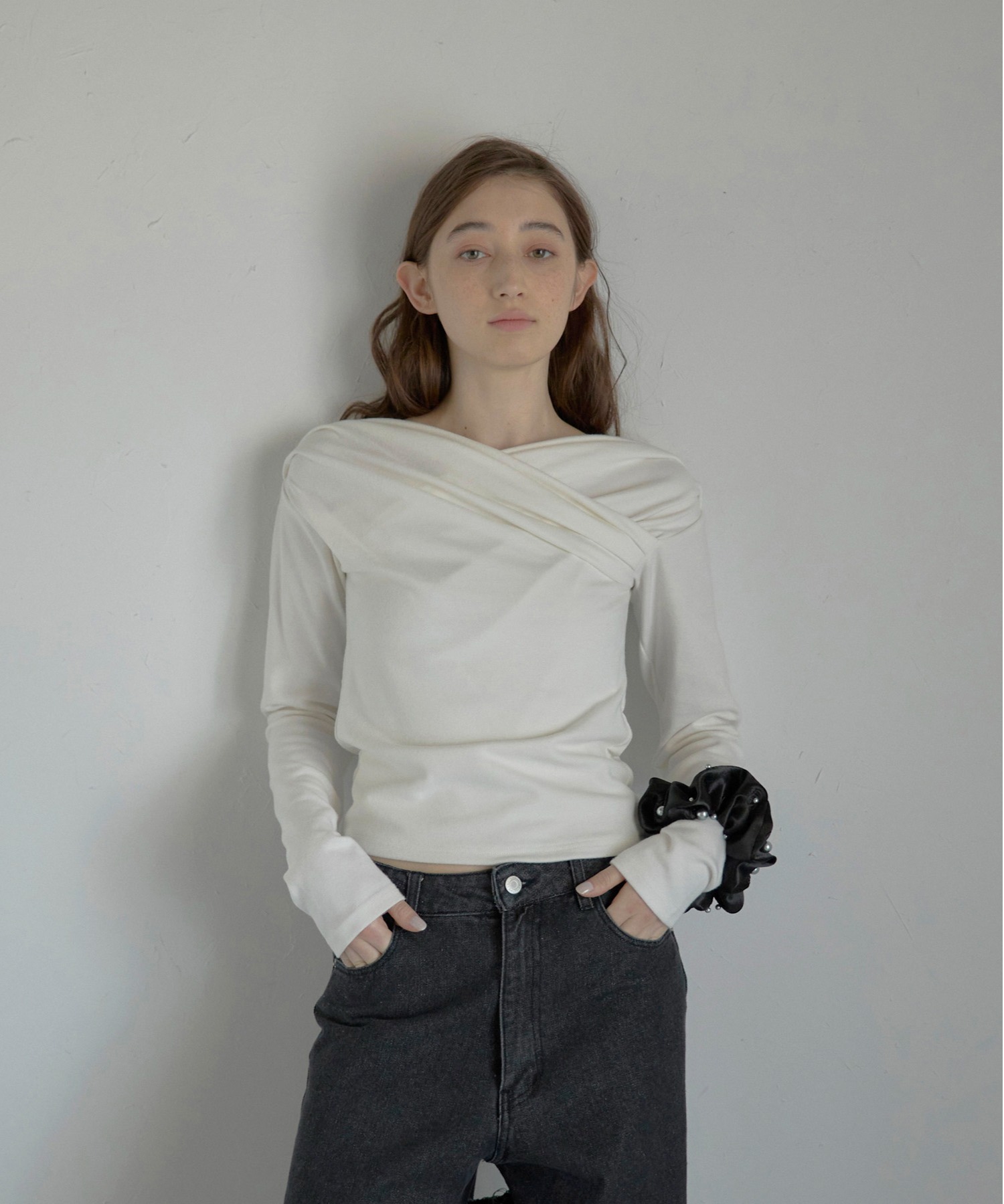 model：H164 着用サイズ：FREE
