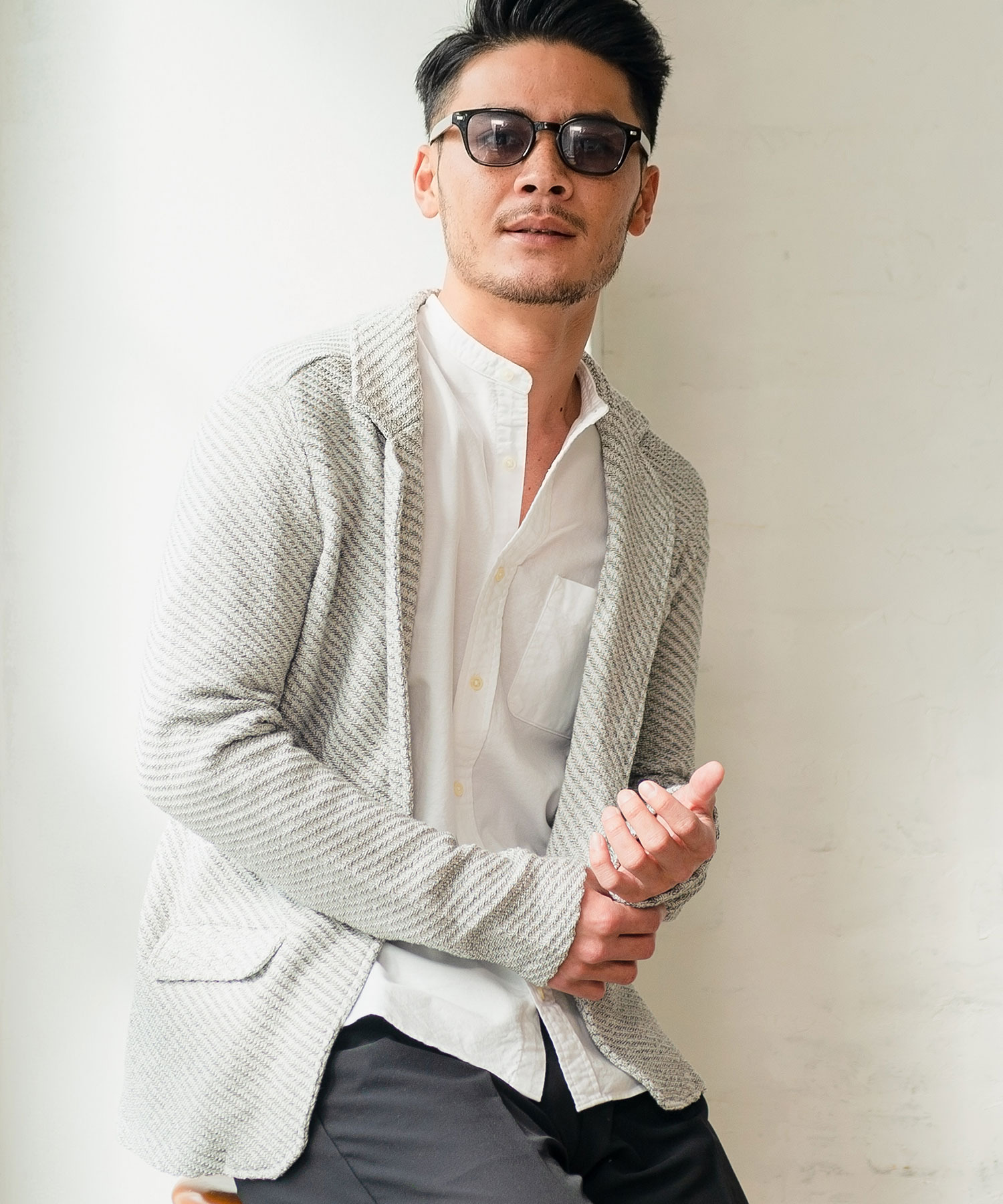 ニットテーラードジャケット Cast 31 Energyliving Com
