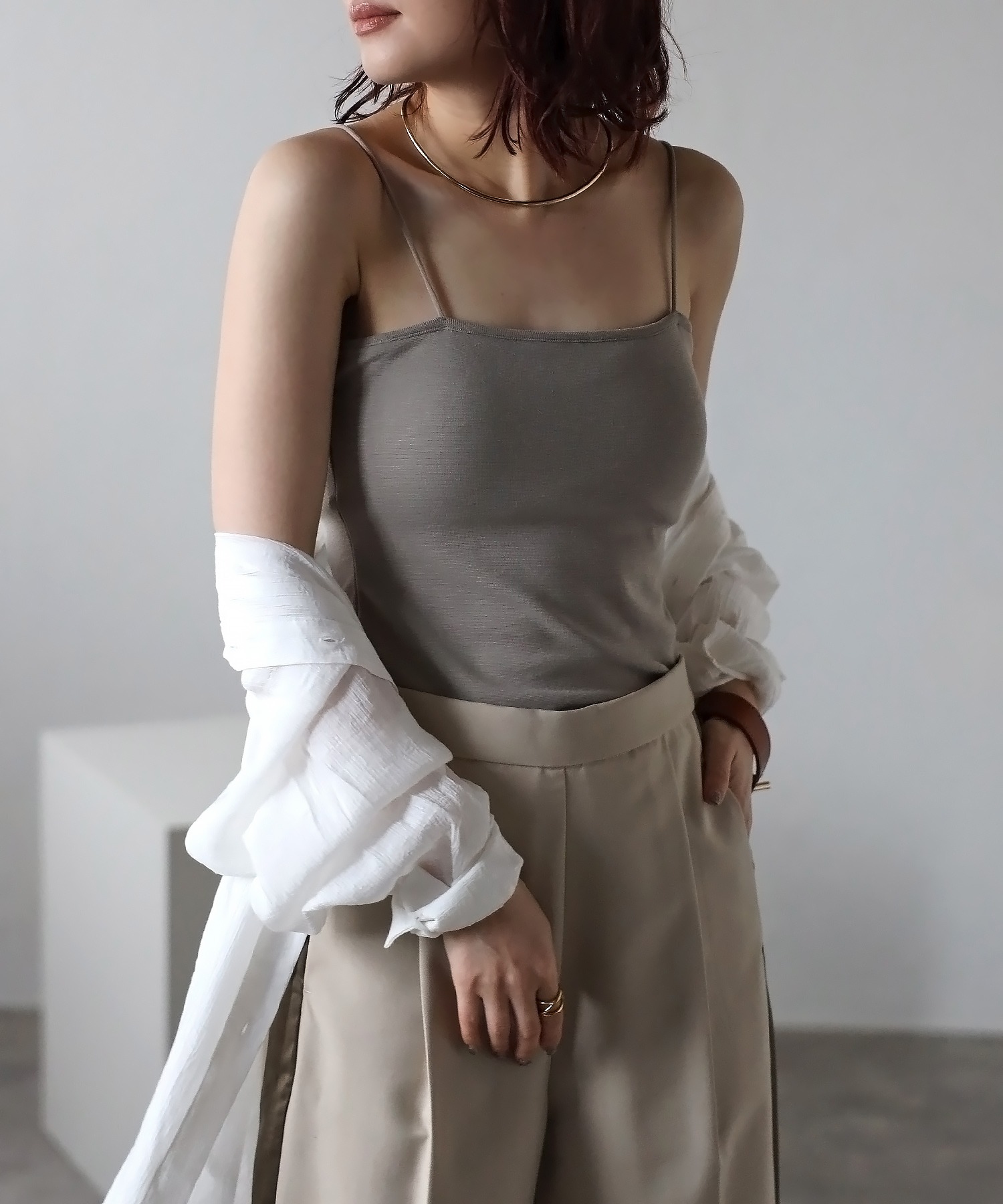 model：H158 着用サイズ：FREE