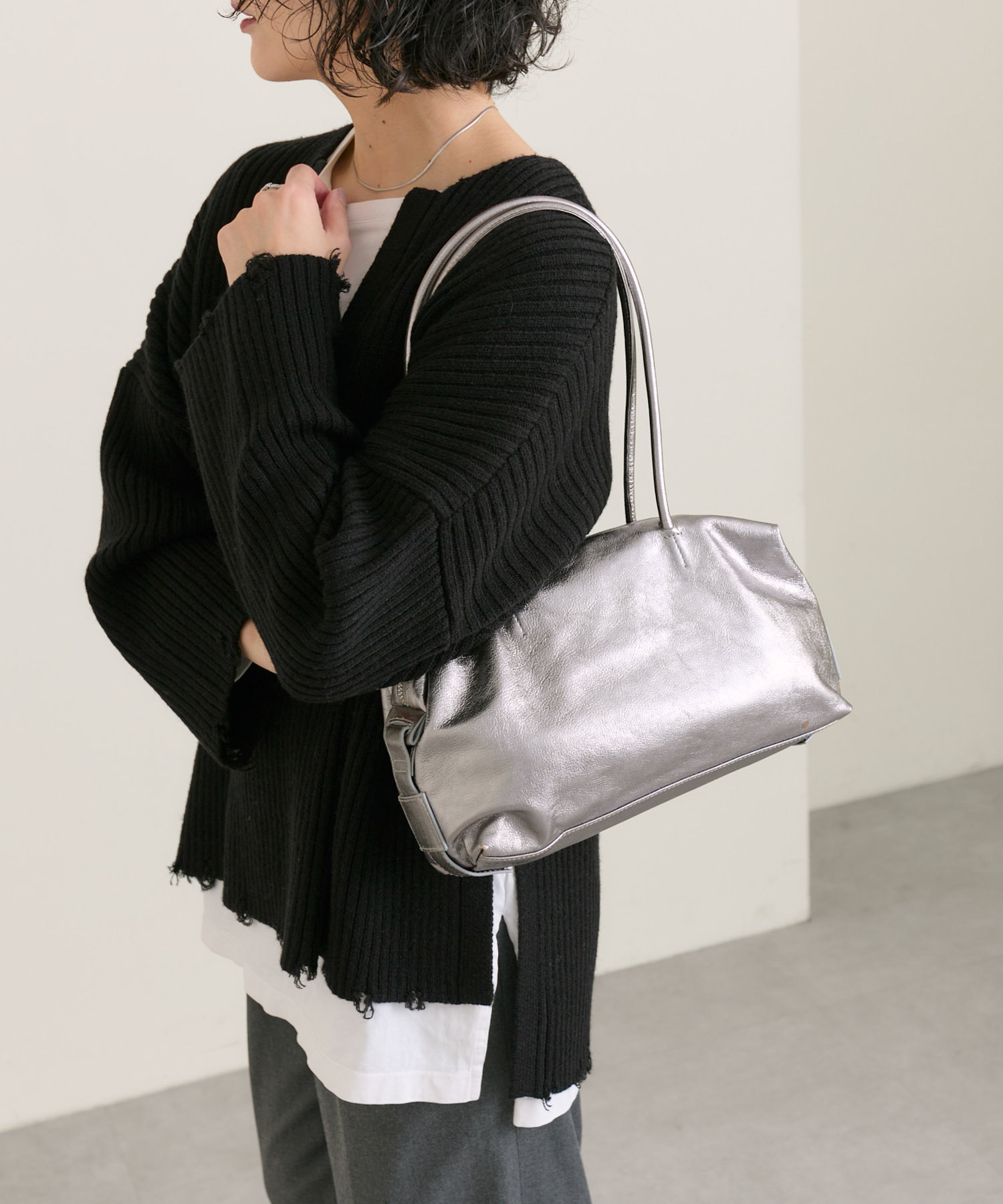 《本革/380g》ロングハンドルボストンバッグ