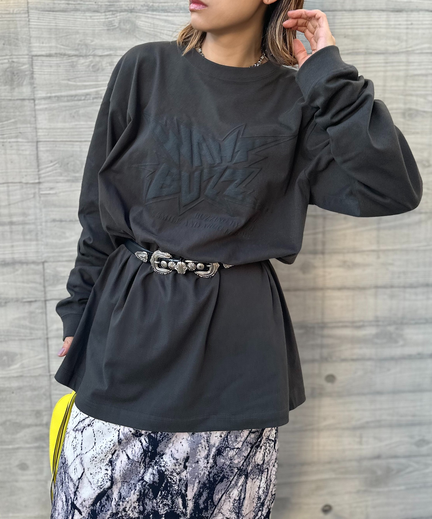 model:154cm 着用サイズ:XL