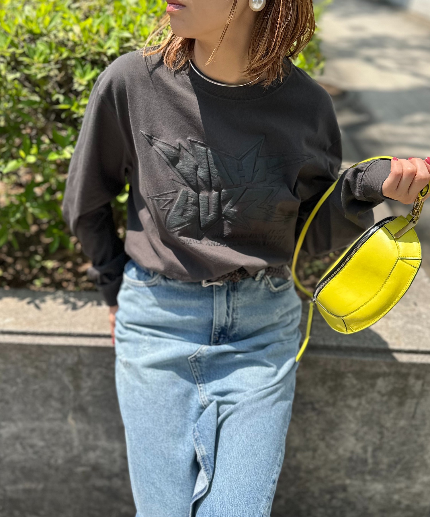 スミクロ
model:154cm 着用サイズ:M
