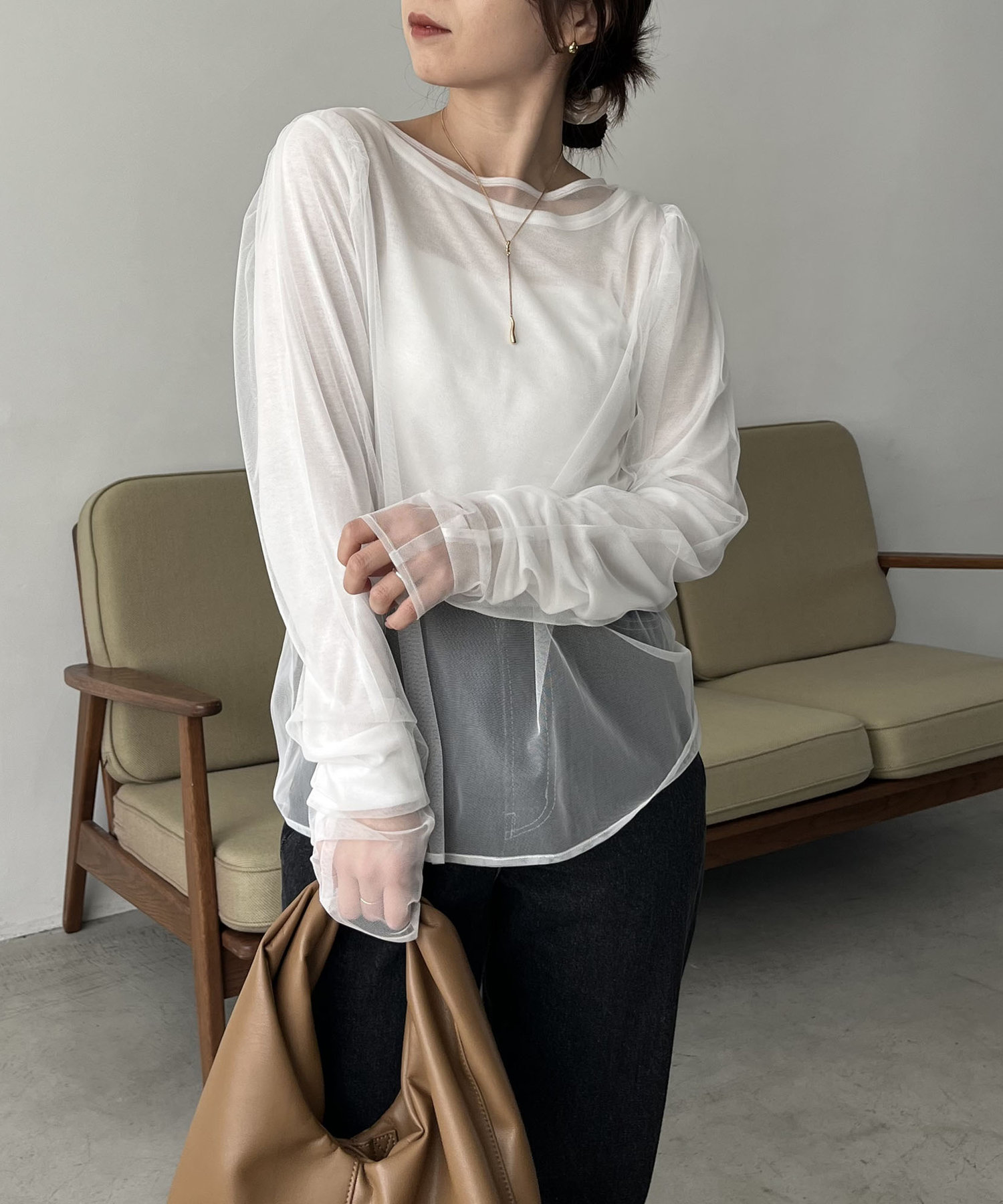 新品！2SETチュールロンT CAPRICIEUX LE'MAGE（カプリシューレマージュ）の「2SETチュールロンT